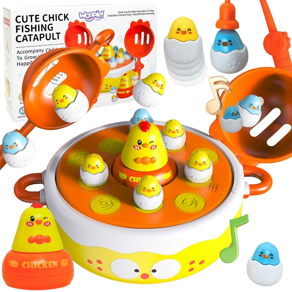 Woopie 4-v-1 Catapult Chick Fishing Arkádová hra