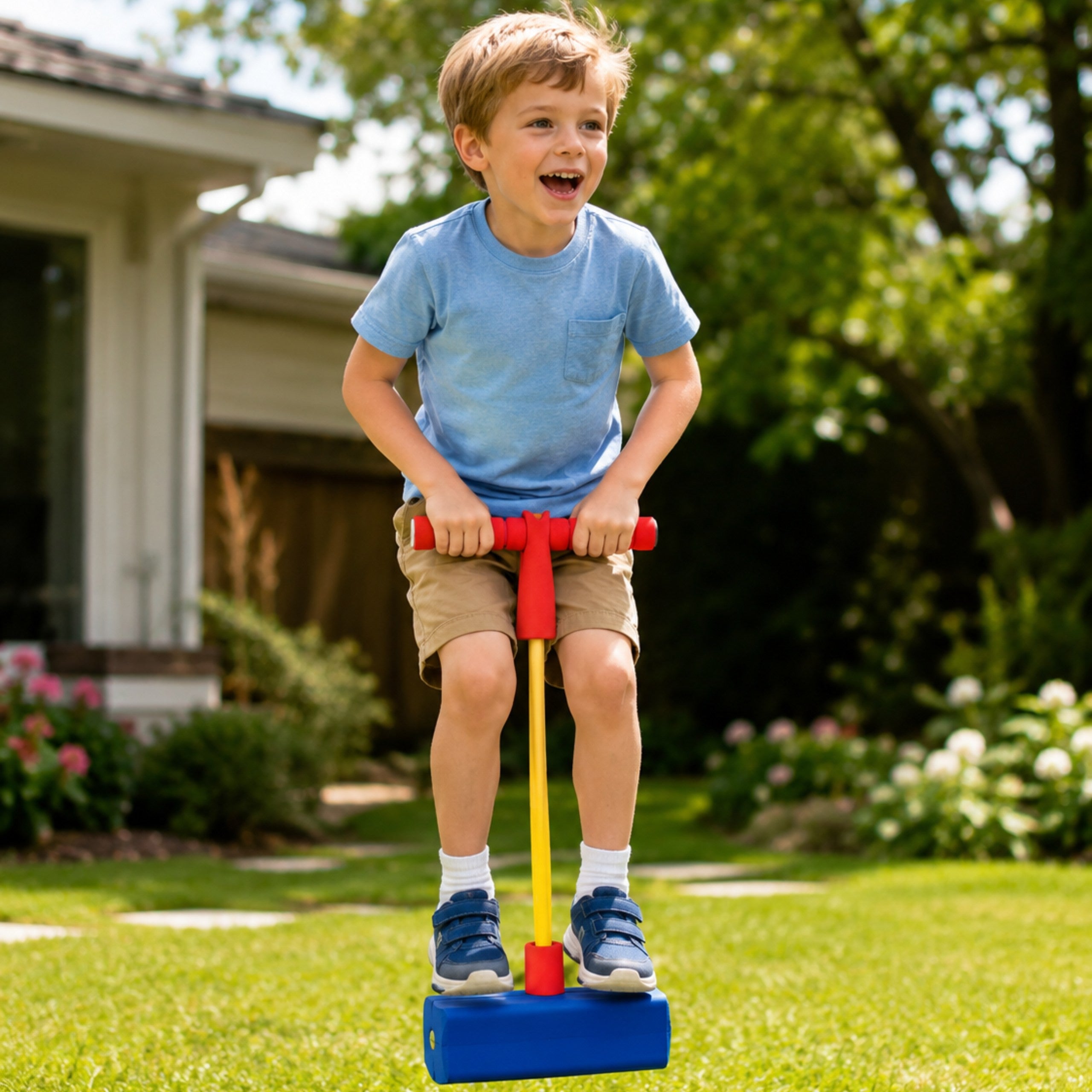 Woopie Foam Green Pogo Jumper pour enfants pour l’entraînement d’équilibre de saut