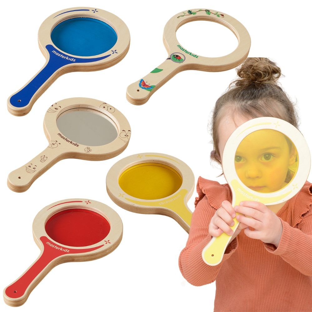 Masterkidz 5 дървени палети с цветни лещи