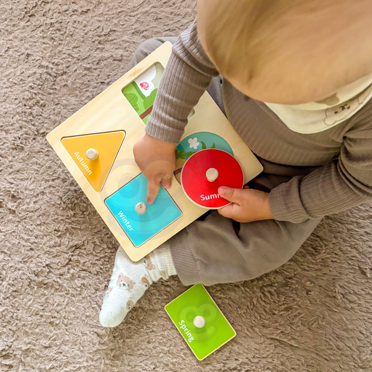 Woopie Green Box 6in1 13-15m Montessori Educativo Sensoriale Fsc