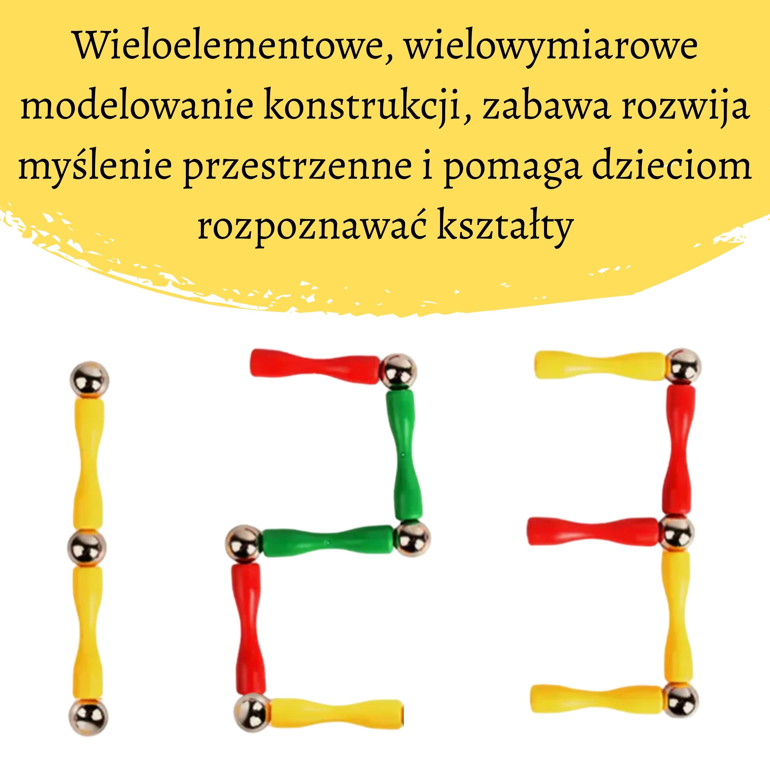 Bloic Tógála Maighnéadacha Woopie 3d 128 Pcs Xxl