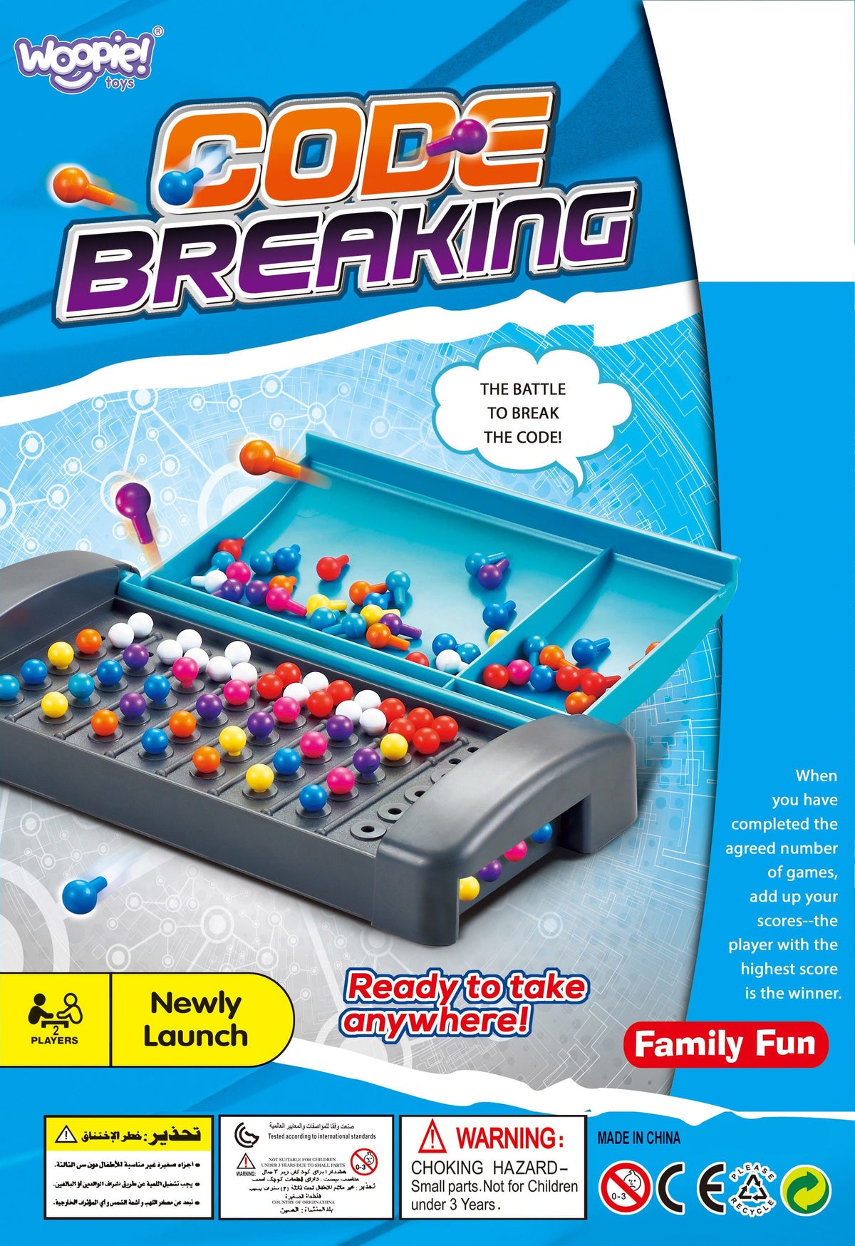 Woopie Code Breaker Jeu de Logique Version Pratique