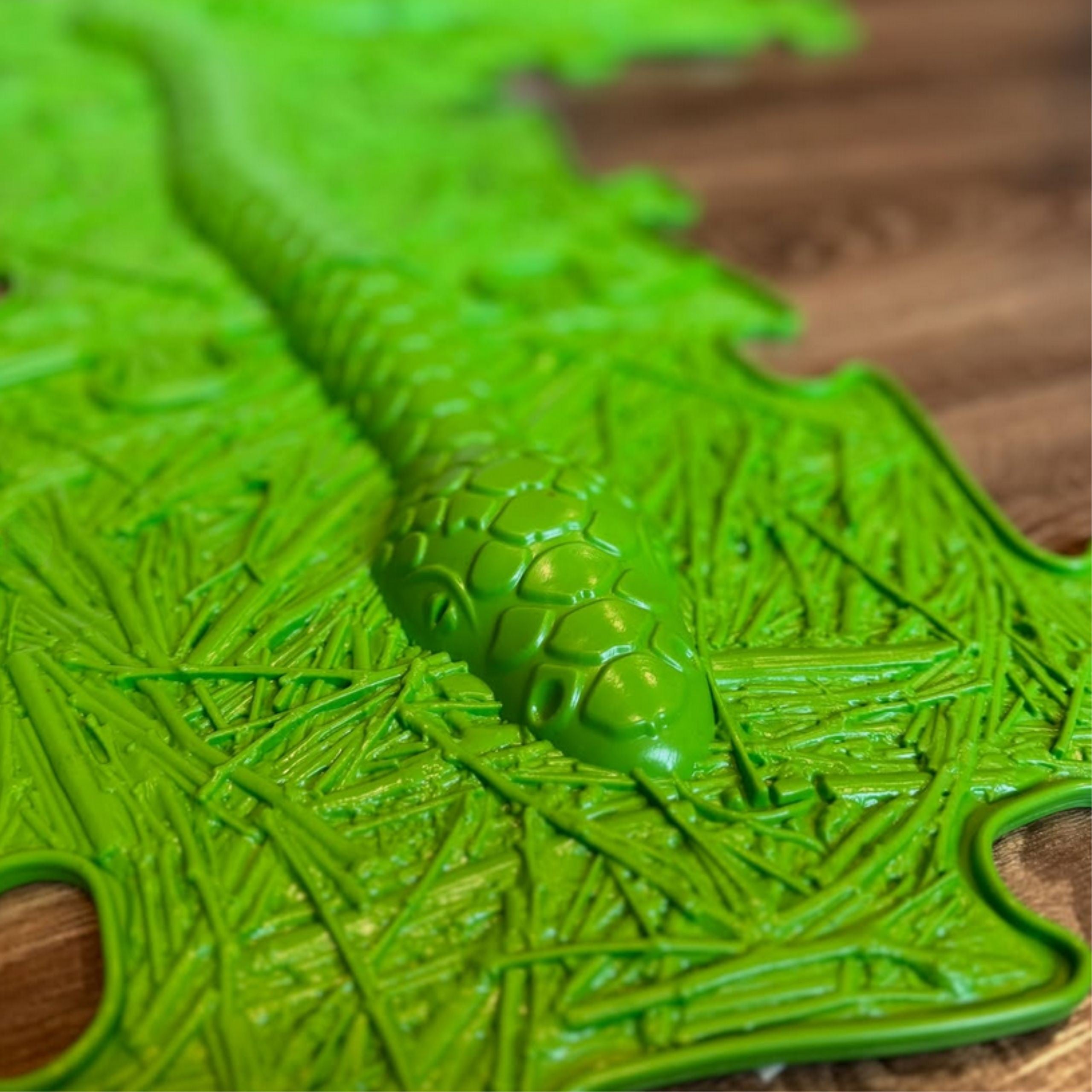 Woopie Сензорна подложка Ортопедичен пъзел Snake Green 6 бр.