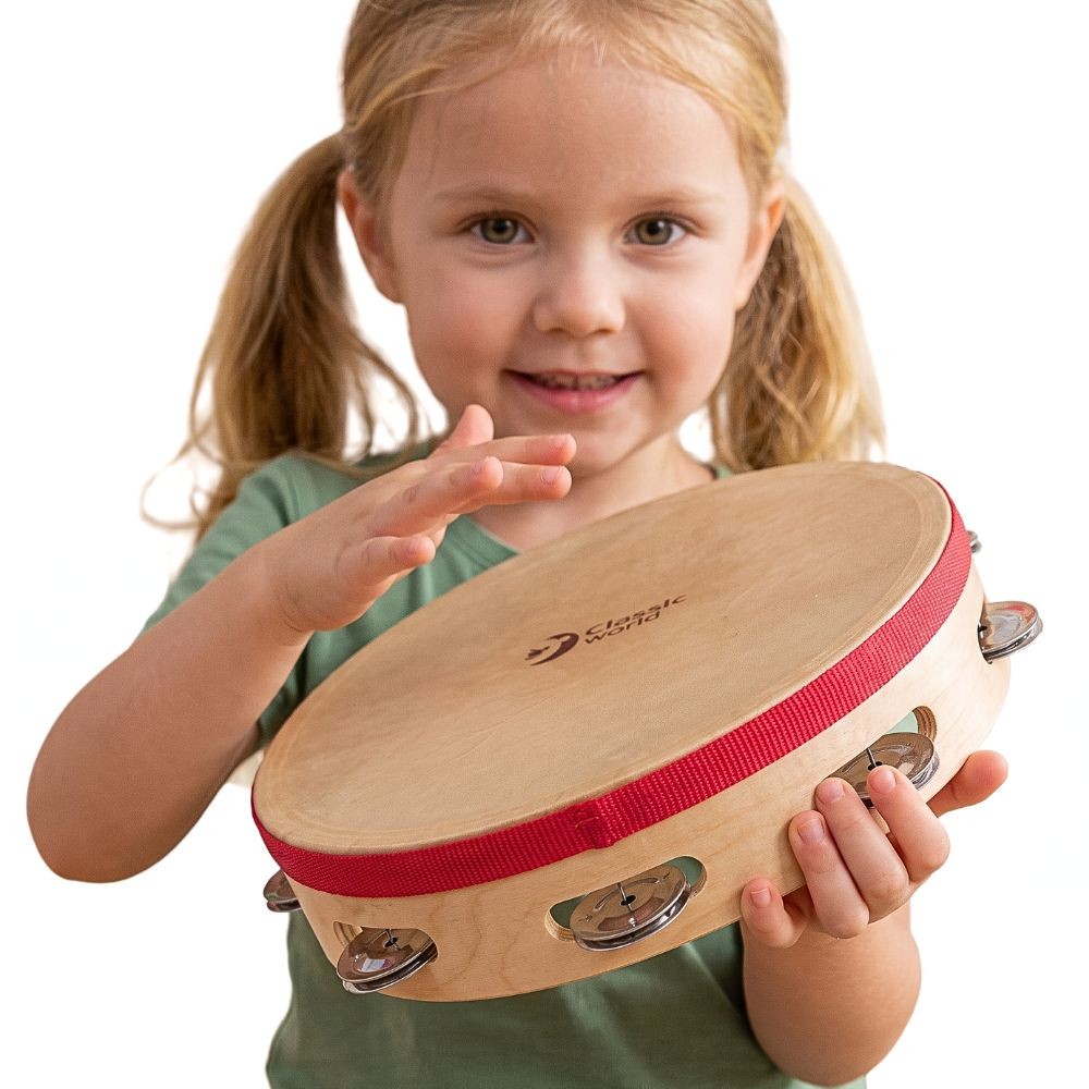 Музикален инструмент Classic World Edu Тамбурина 25 см