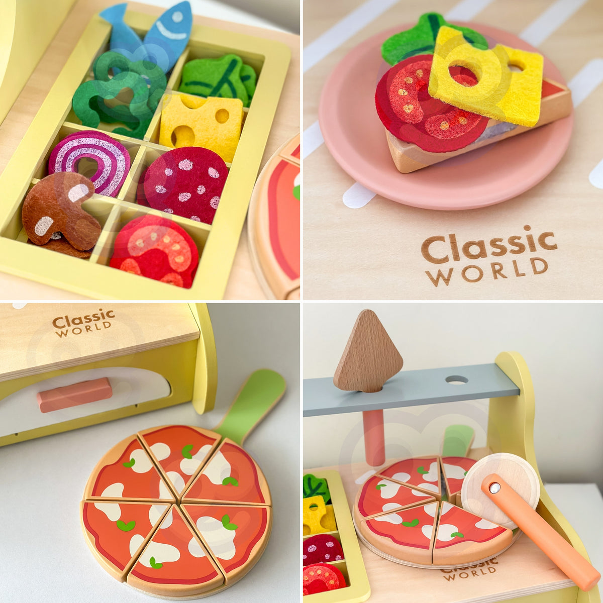 Classic World Dřevěná Pizza Trouba Trouba Pizza 3+ Fsc