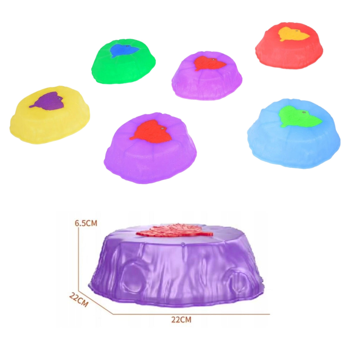 Woopie Balance Stones Glowing Sensory Balance Training 6 Pièces