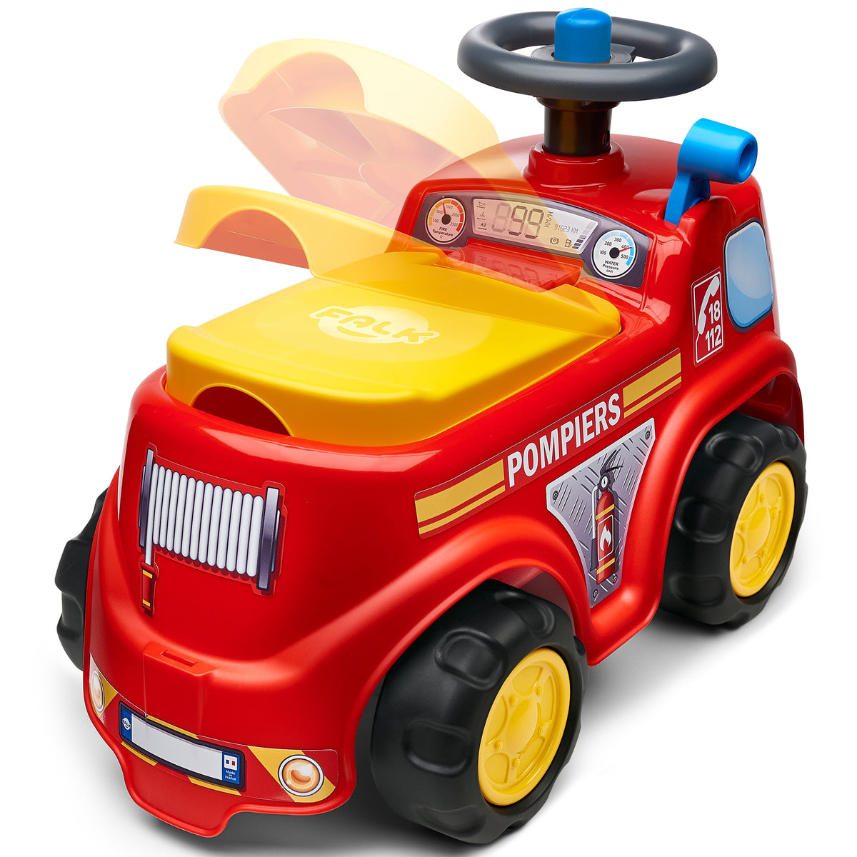 Požární auto Falk s klaksonem od 1 roku