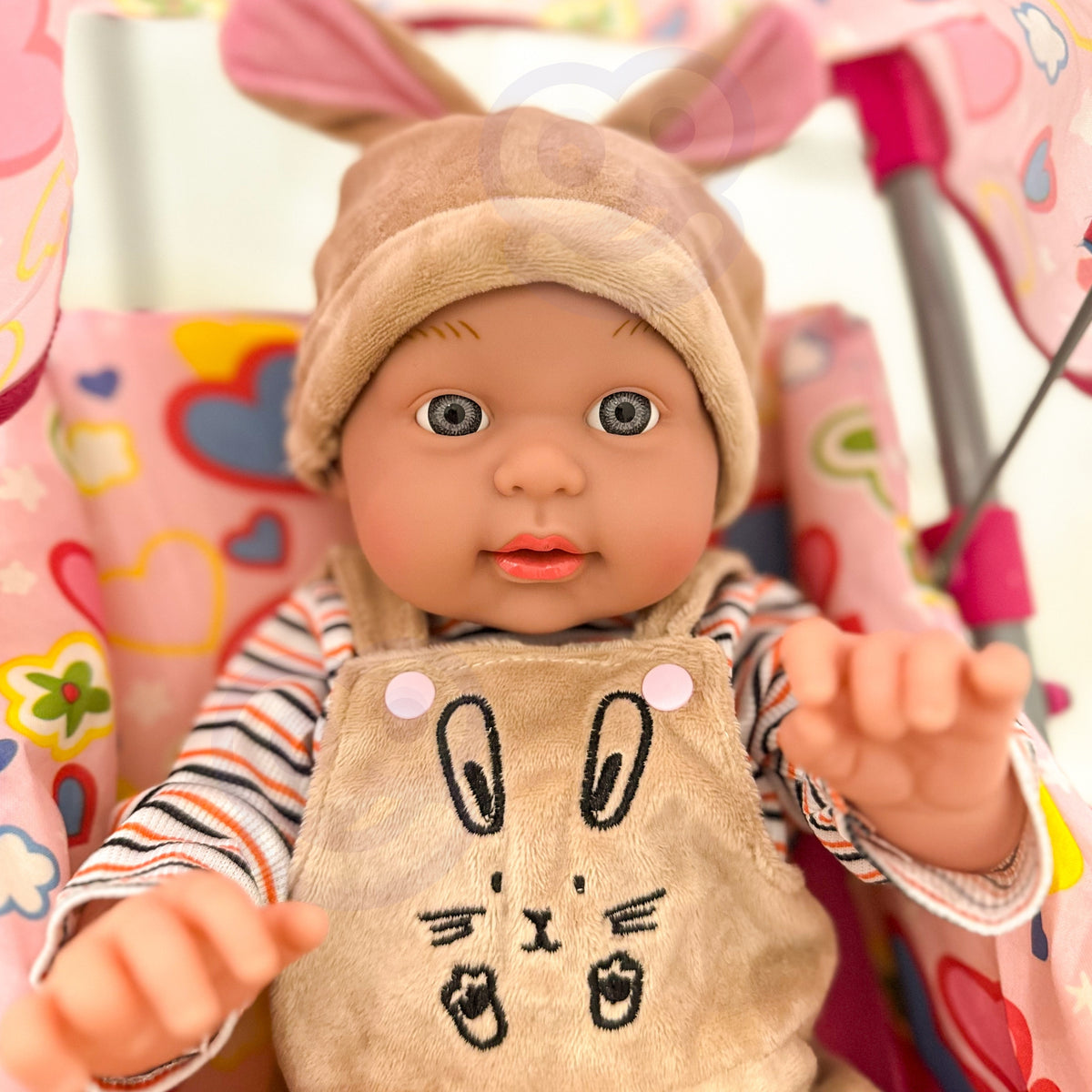 Woopie Royal Baby Doll v Bunny Outfit 46 cm