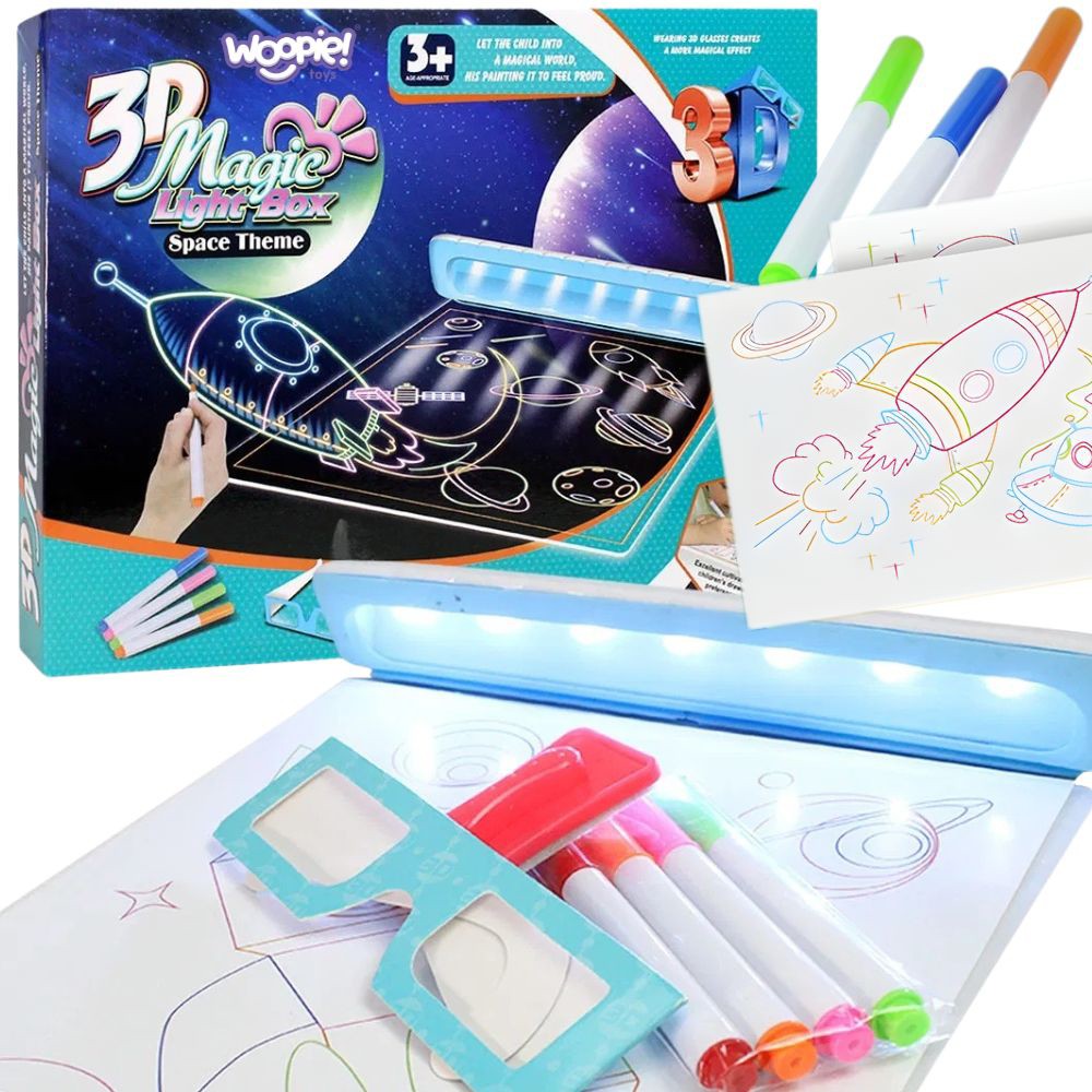 Woopie Magic 3d Led дъска за рисуване