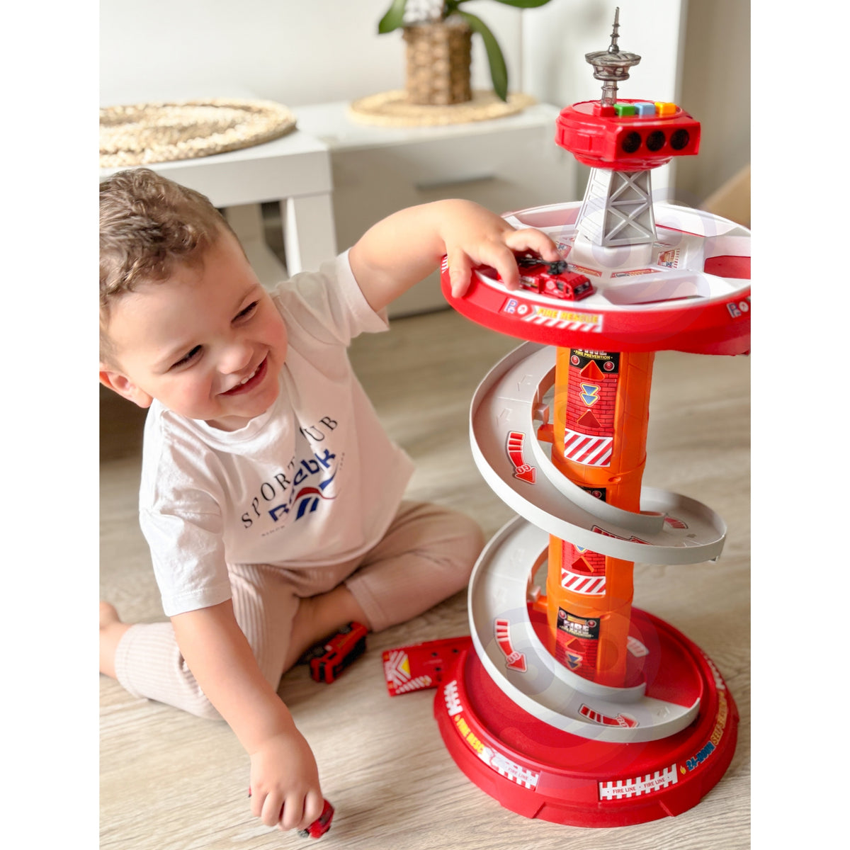 Woopie Spiral Track Car Garage 3 Pcs.