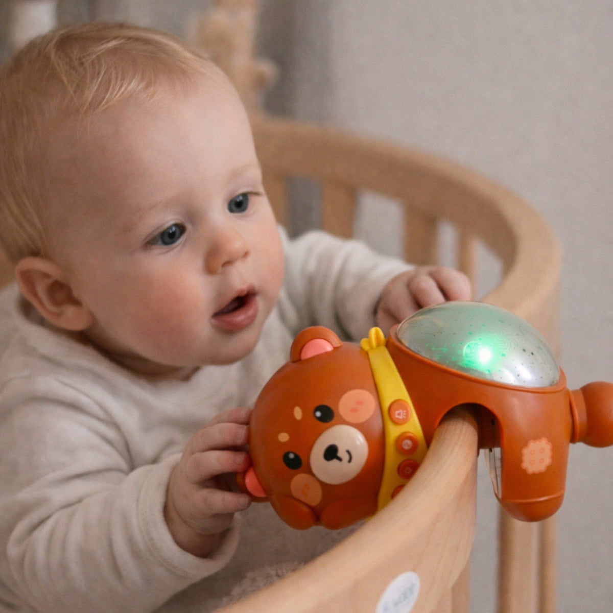 Woopie Baby Star Projector Night Light For Children Teddy Bear