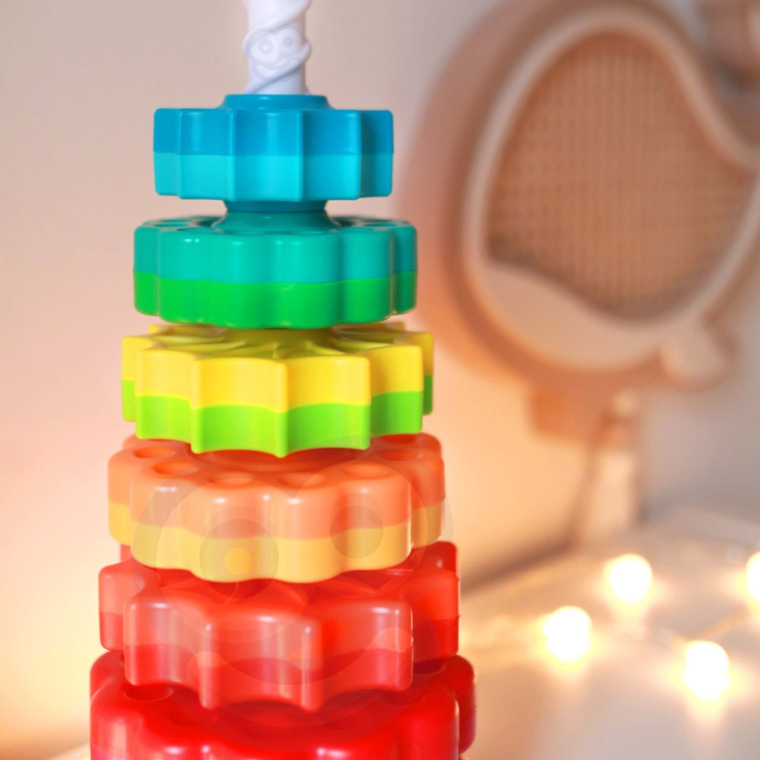 Woopie Baby Образователна пирамида Twisted Tower