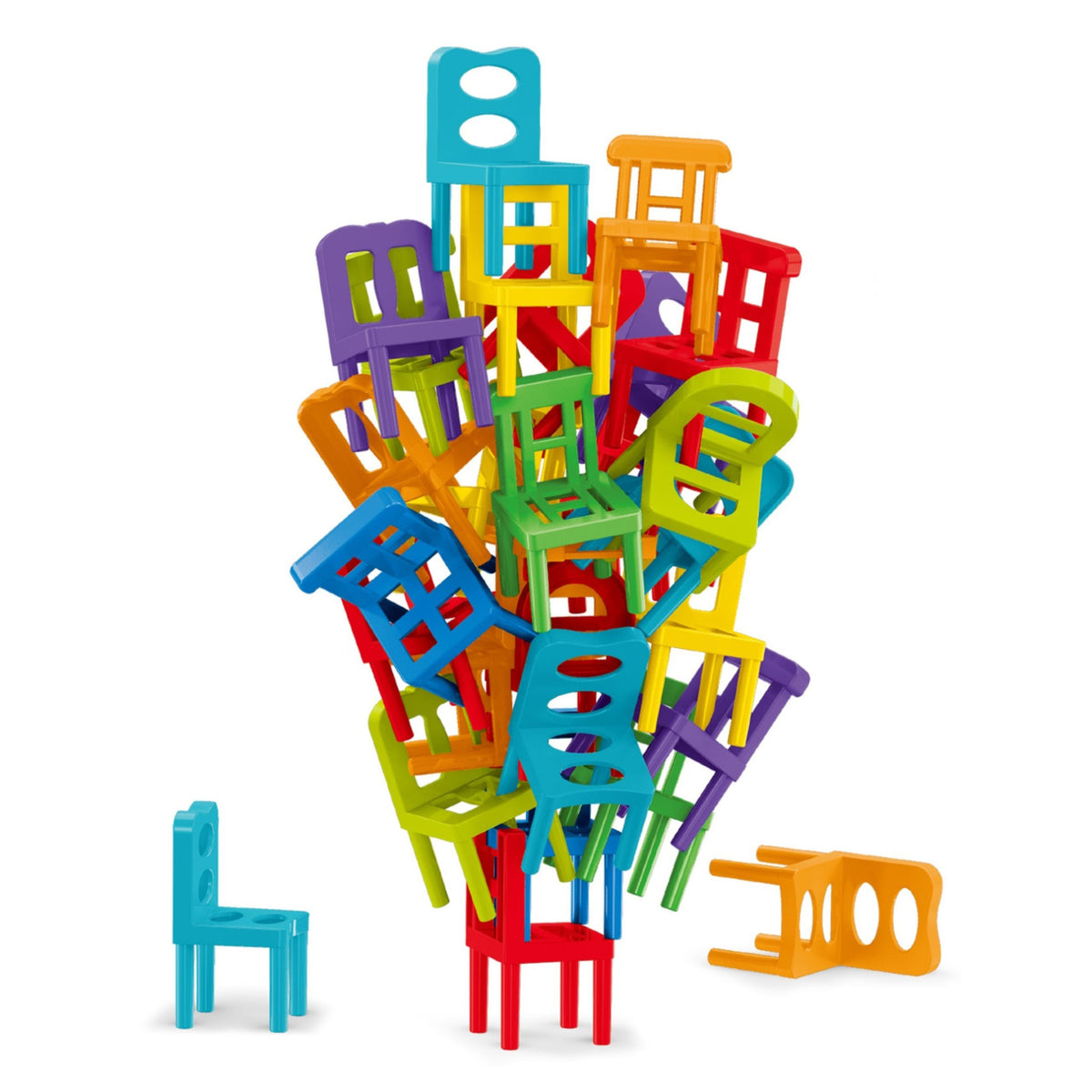 Woopie Arcade Game Block Puzzle Sedie in equilibrio 36 pezzi.