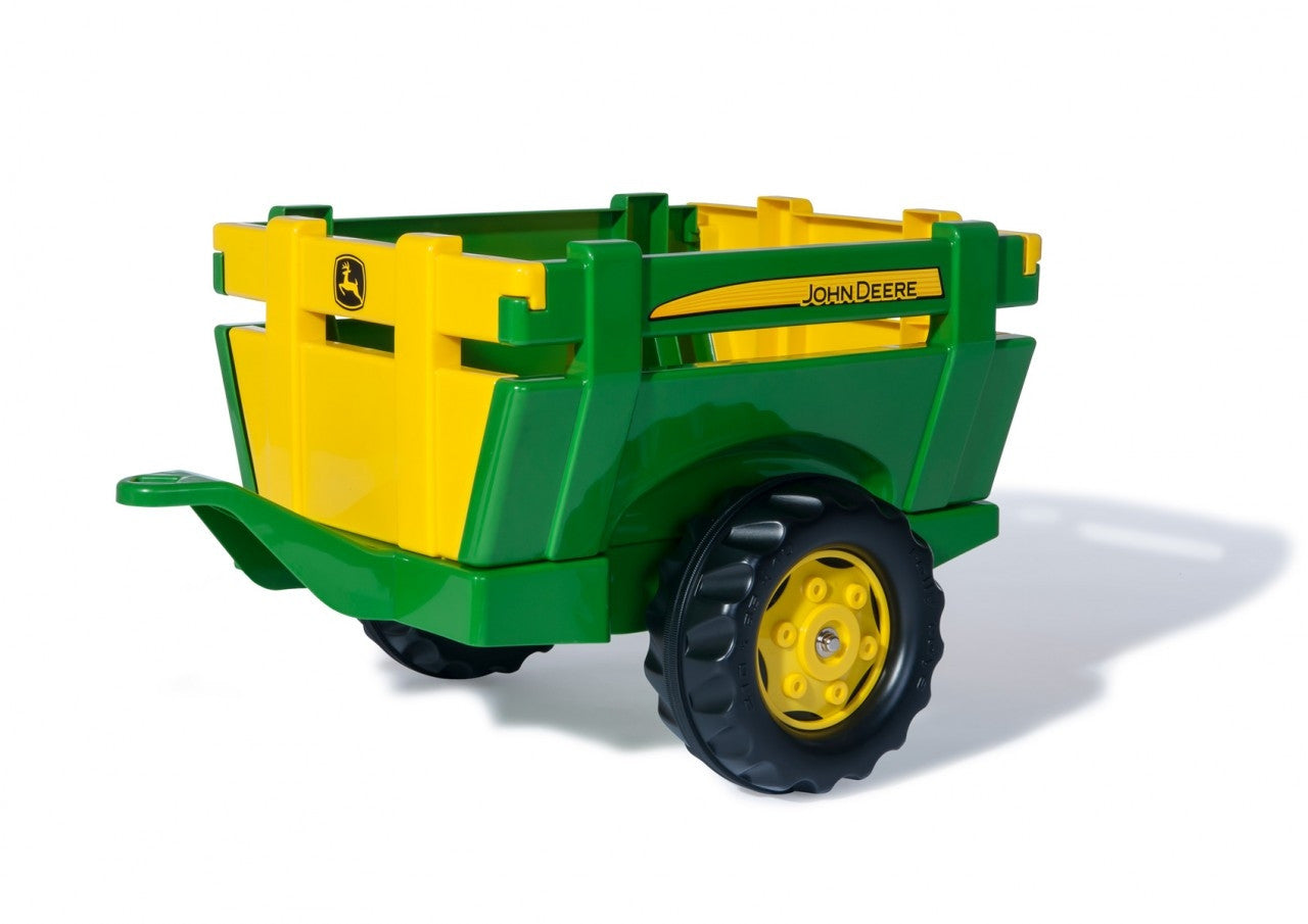 Rolly Toys John Deere Rollytrailer Фермерско ремарке Отварящи се страни