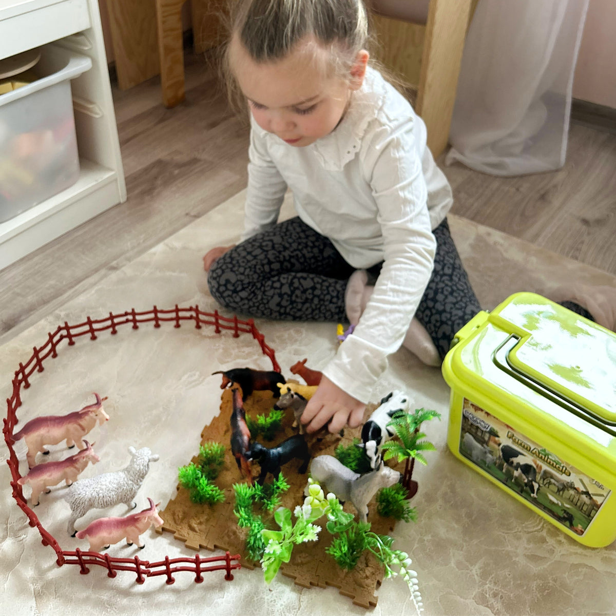 Woopie sada farmářských figurek + truhla 57 ks.