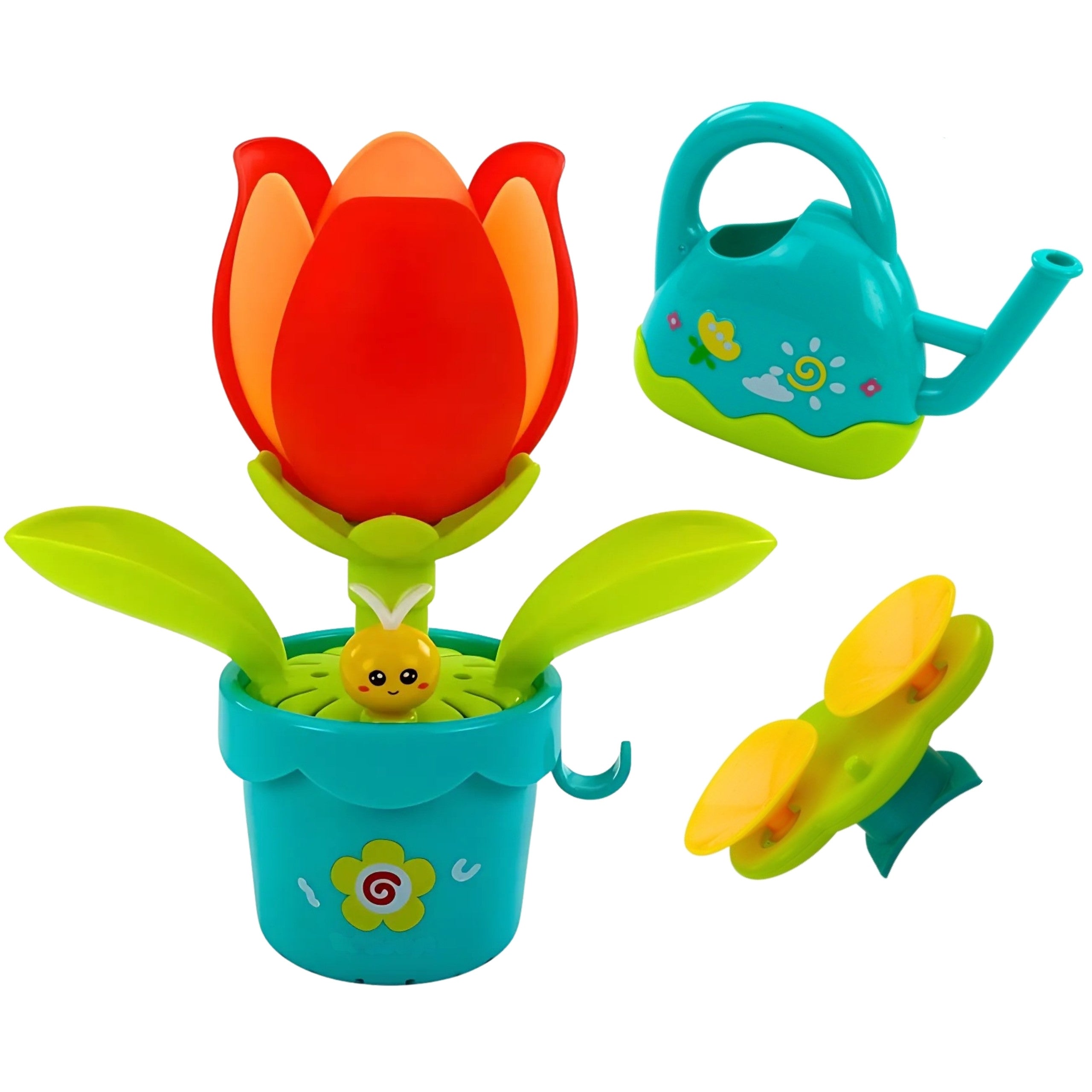 Woopie Baby Blooming Flower Bath Toy With Watering Can