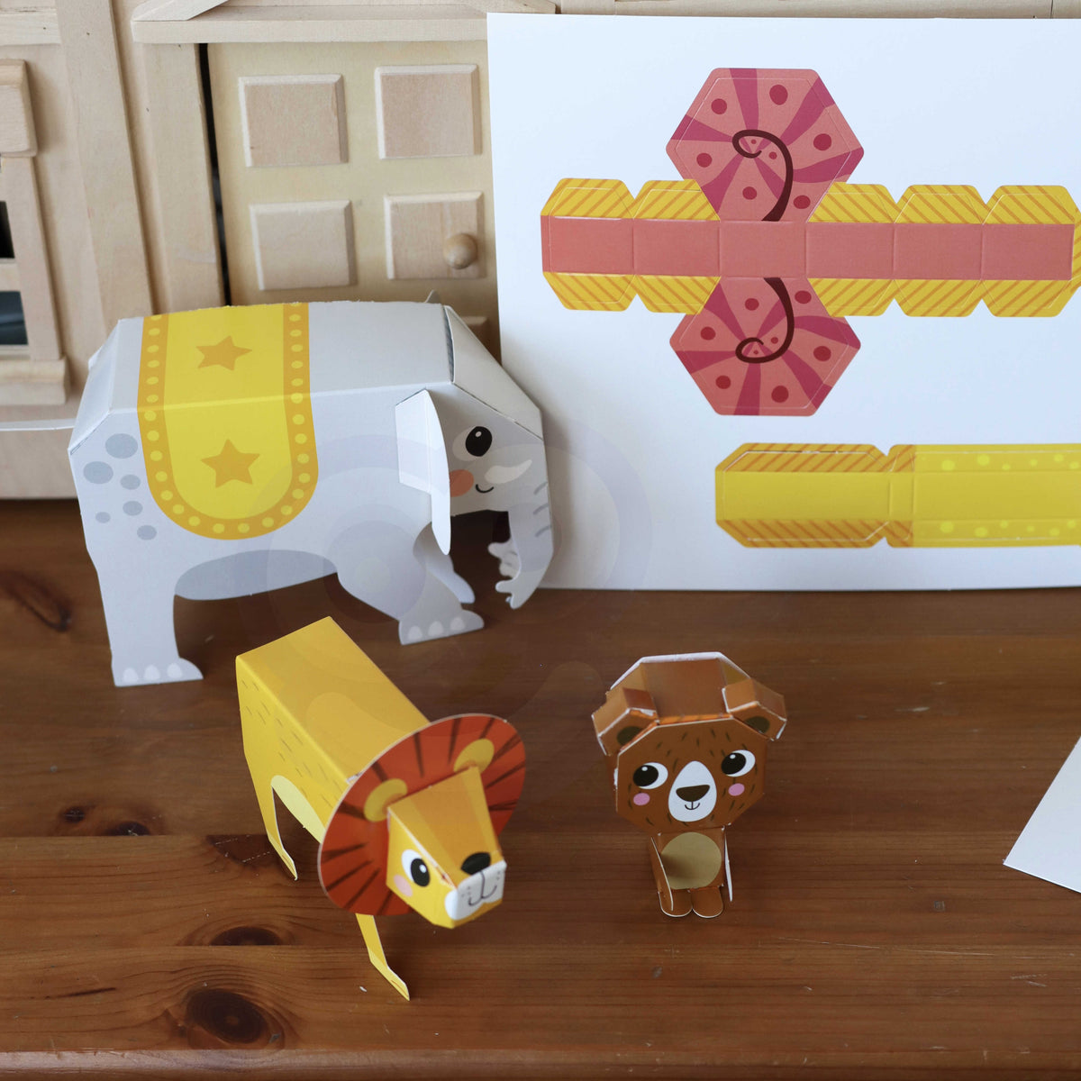 Woopie Art&fun gör-det-själv 3d Origami Creative Kit 10 djur