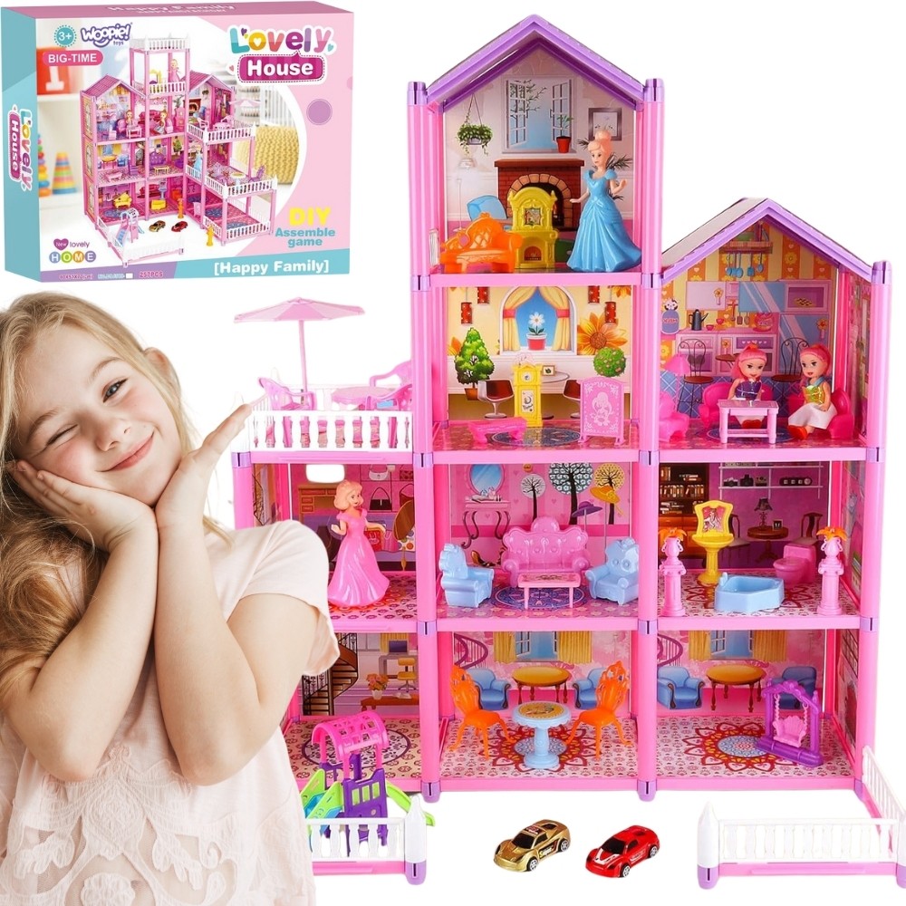 Woopie Mega Villa Dollhouse Прекрасна къща 194 бр.