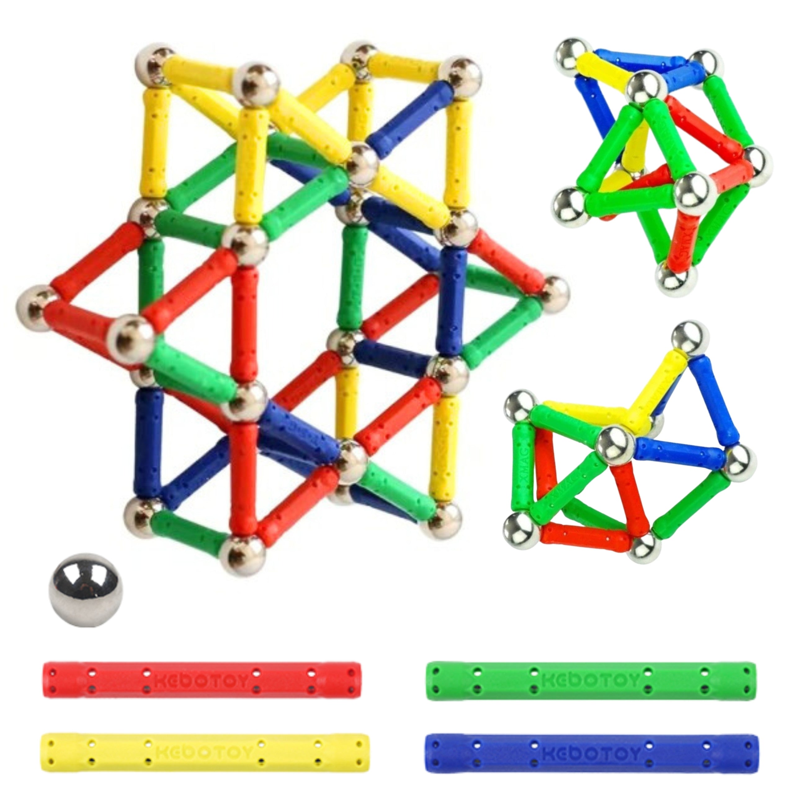 Woopie Магнитни строителни блокове 3d 58 бр.