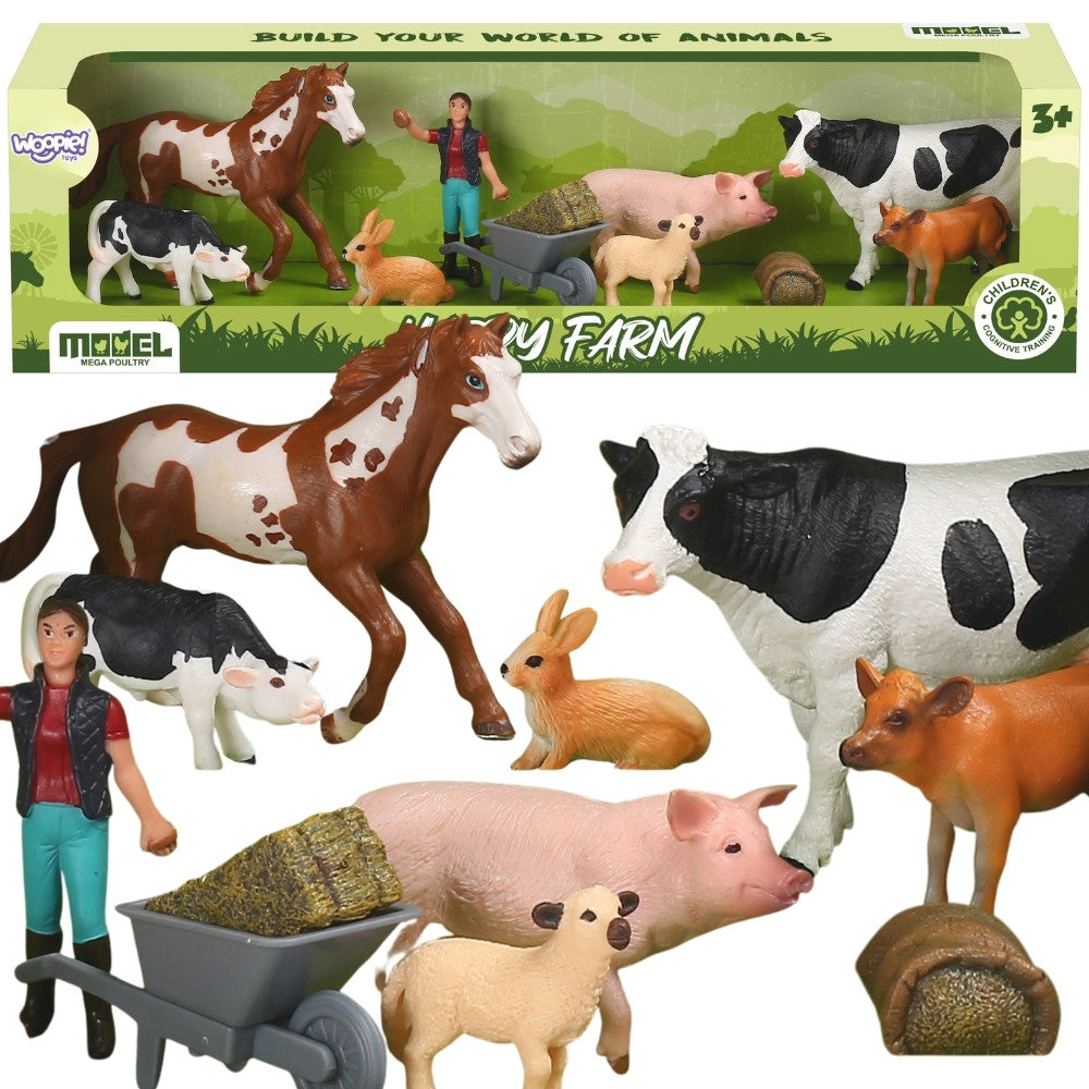Woopie Tierfiguren Happy Farm 10tlg.