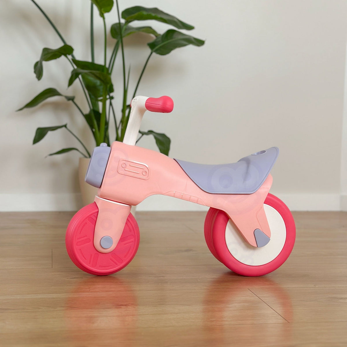 Woopie Balance Bike Ride-on Sound 18m+ rózsaszín