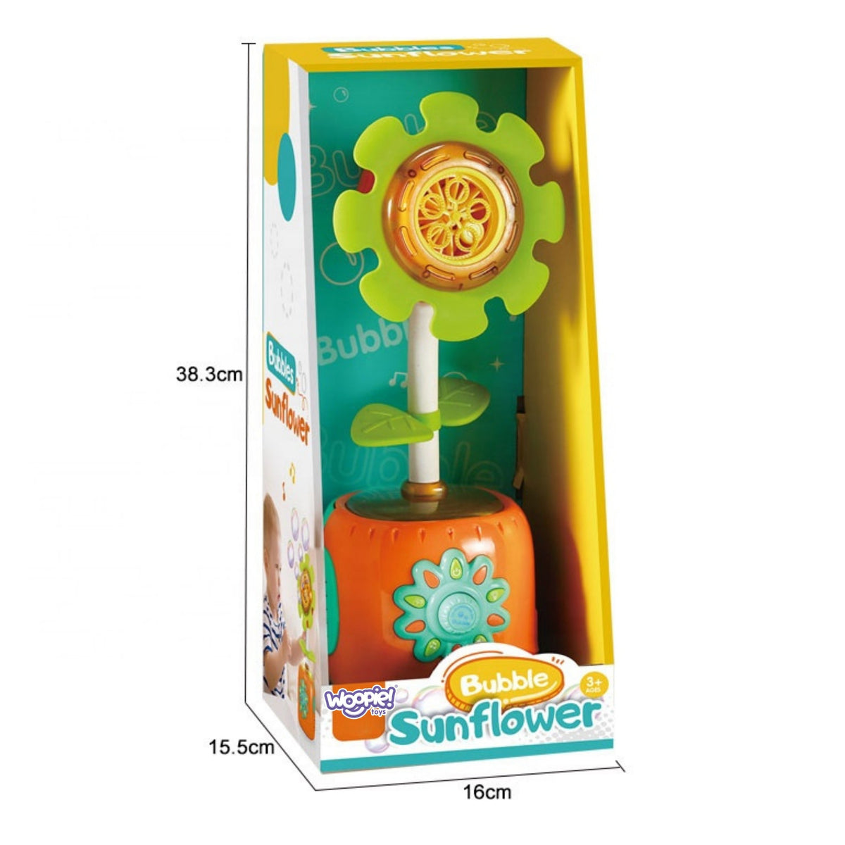 Woopie interaktive Sonnenblumen-Blasenmaschine