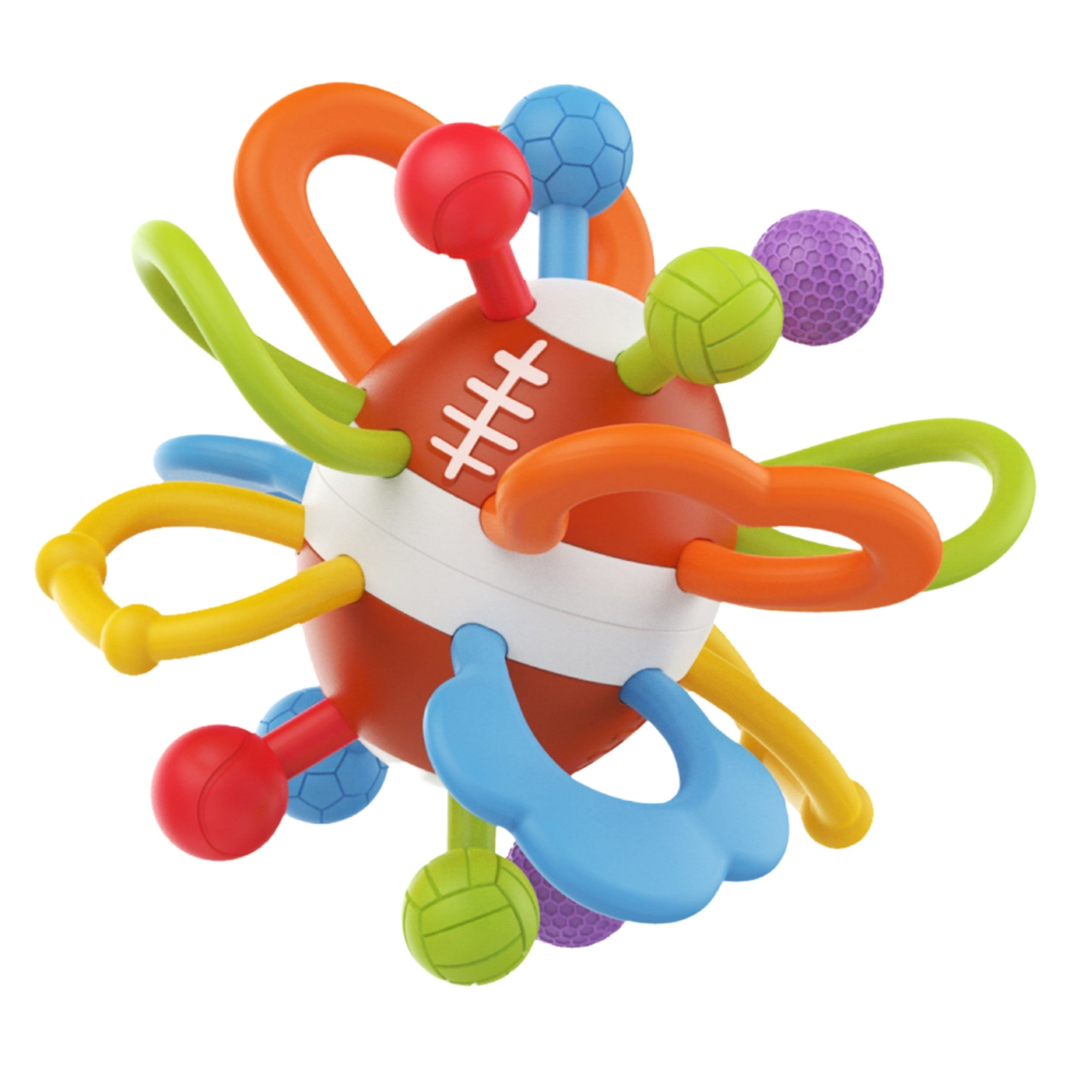 Liathróid Céadfach Woopie Baby Rattle Teether For Babies Educational 0+ Bog