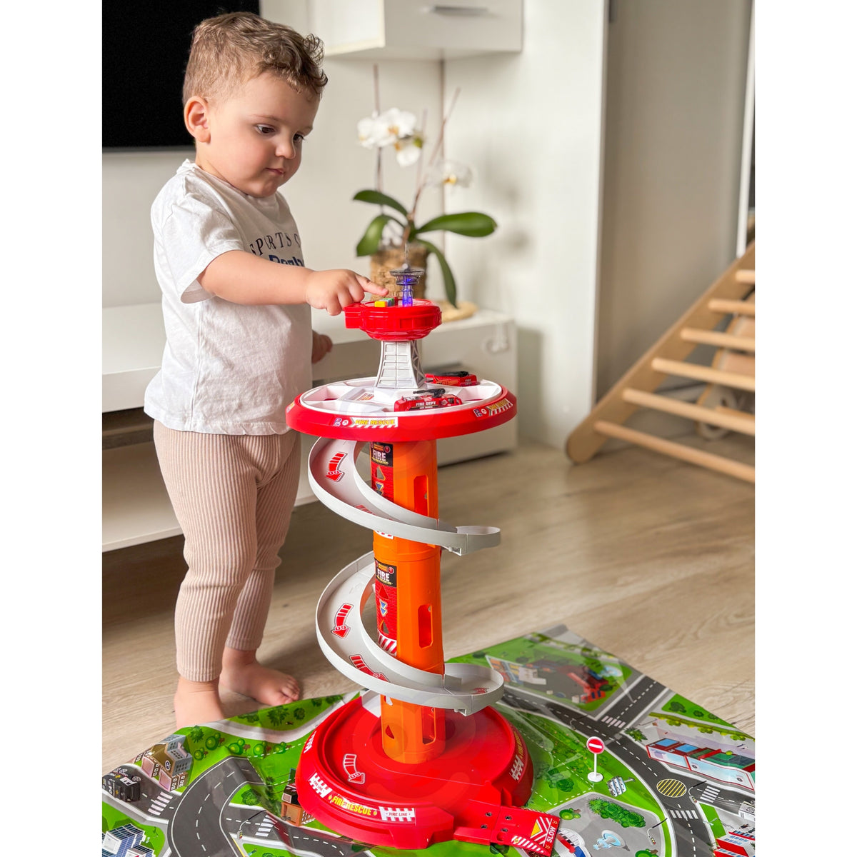 Woopie Spiral Track Car Garage 3 Pcs.
