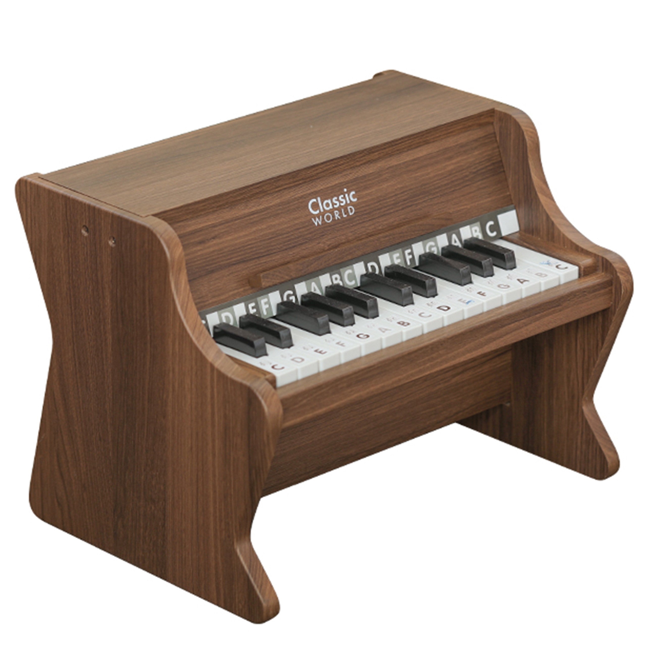 Classic World Wooden Classical Piano + Learning Book