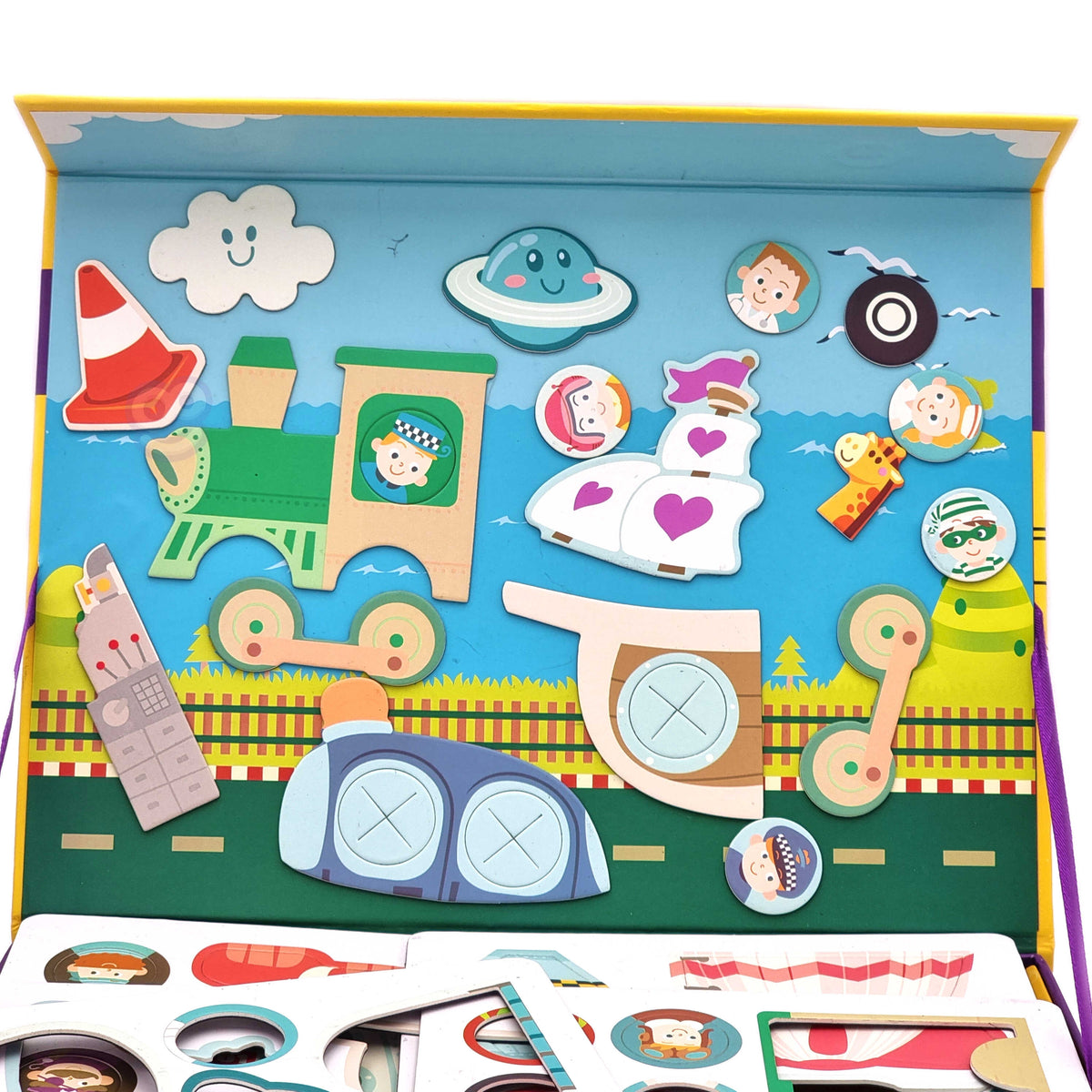Classic World Puzzle Learning Road Transport Traffic 72 Pcs.