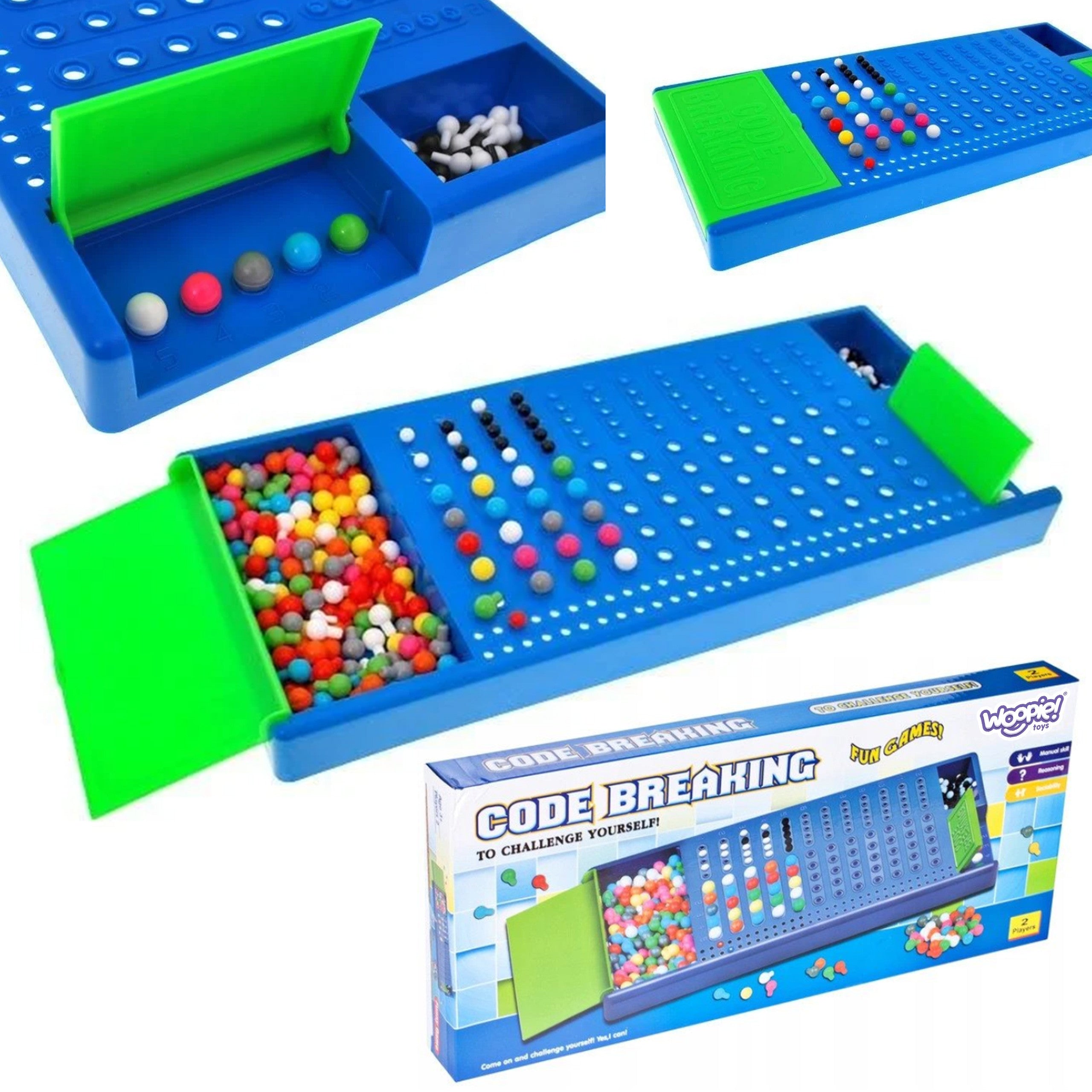 Woopie Code Breaker Jeu De Puzzle Bleu