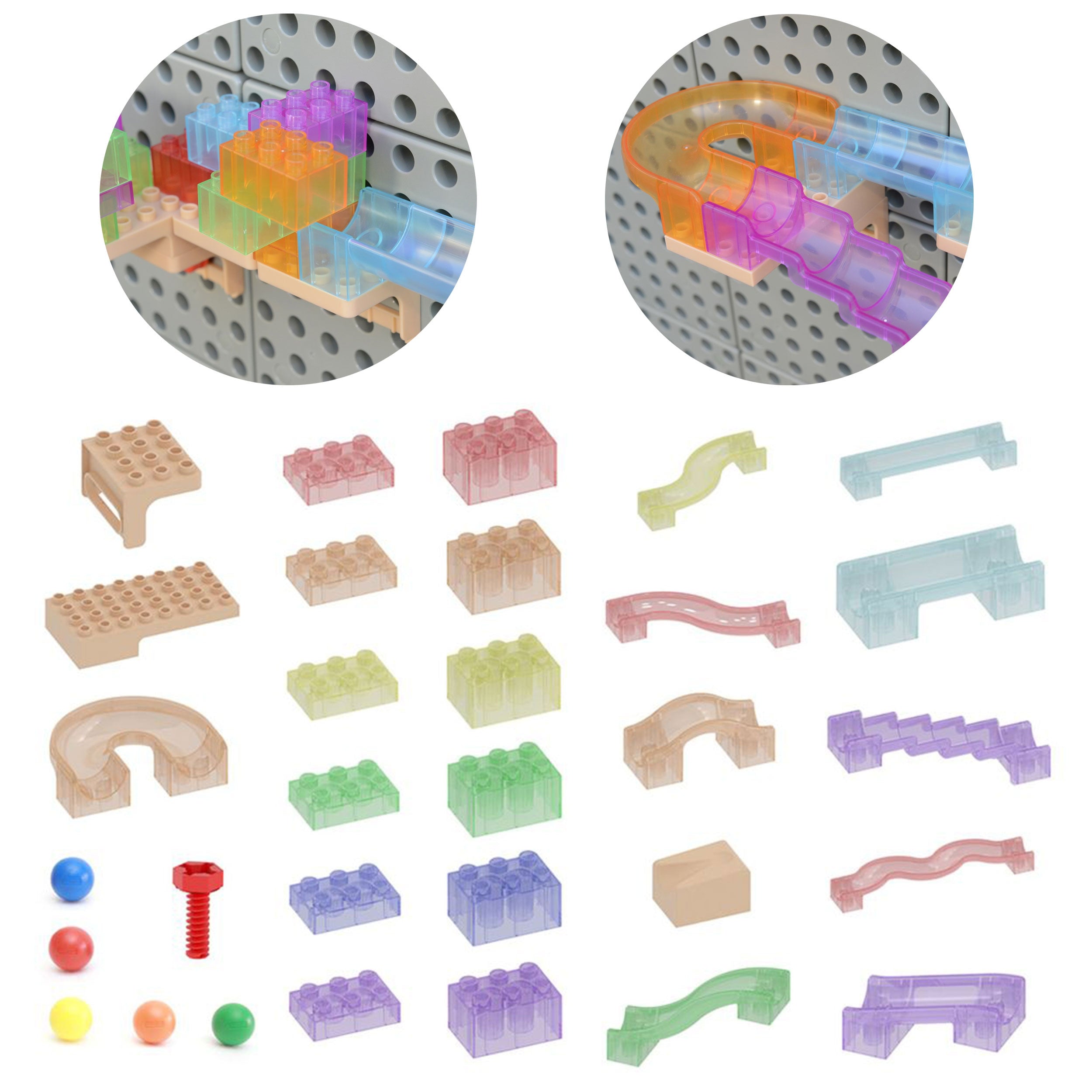 Masterkidz Ball Track Construction Set Stem Board 120 части