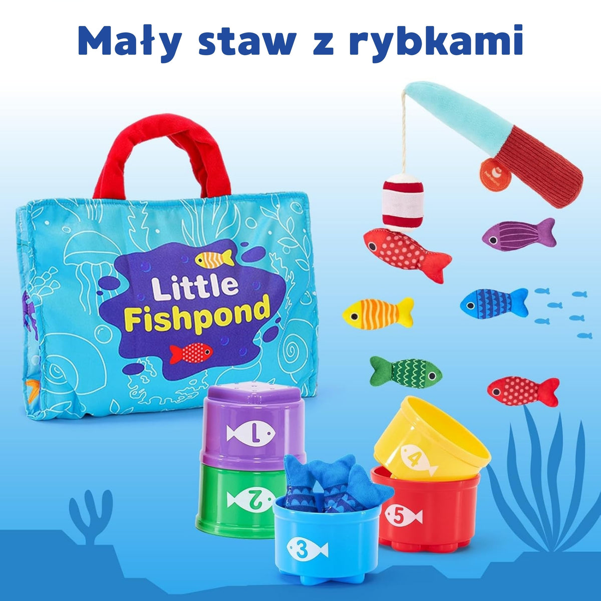 Woopie Little Fisherman's Set Learning Counting 22 Pieces