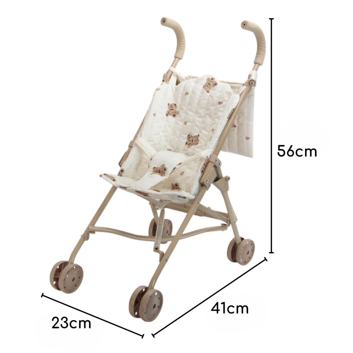 Woopie Royal Vintage Teddybär Puppenwagen