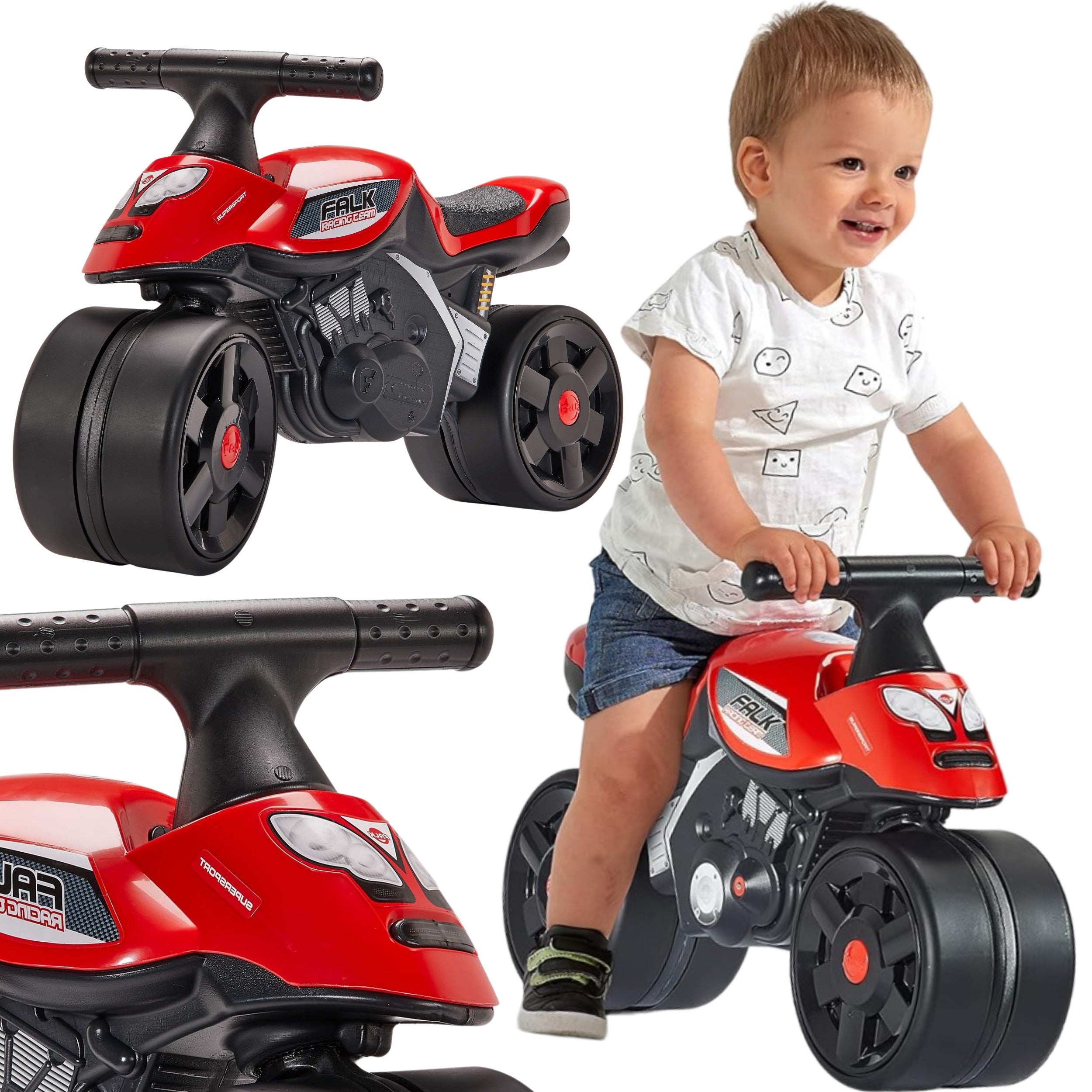 Falk Racing Ride-on Red Wide Wheels 1+