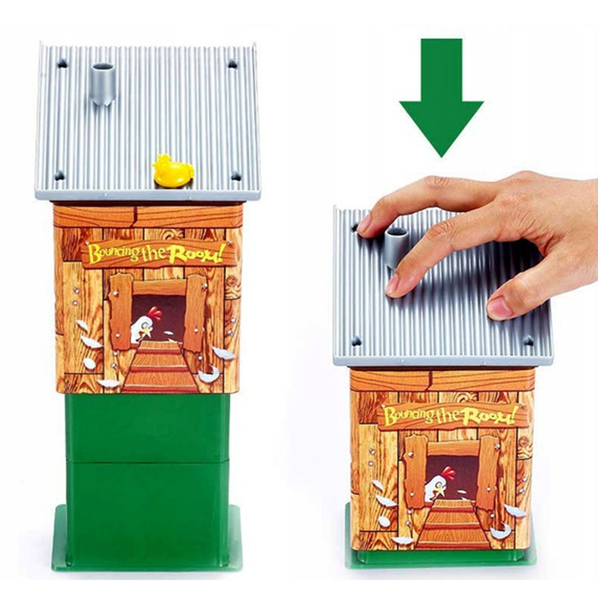 Juego arcade de gallinero explosivo Woopie