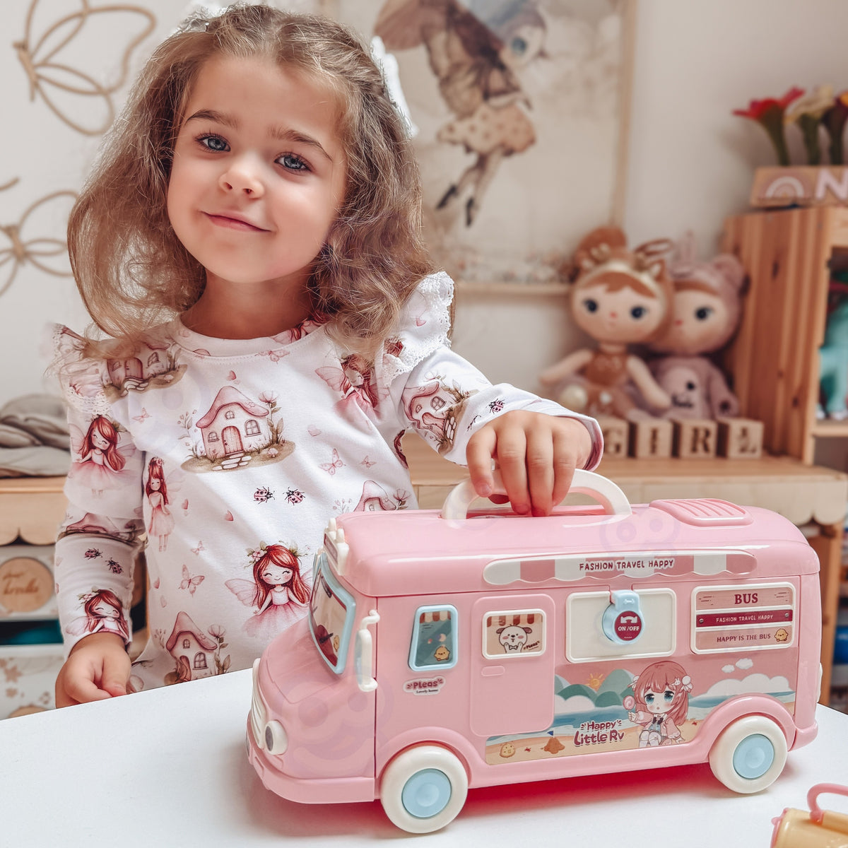 Conjunto de casa de bonecas Woopie Camper 2 em 1 Xxl