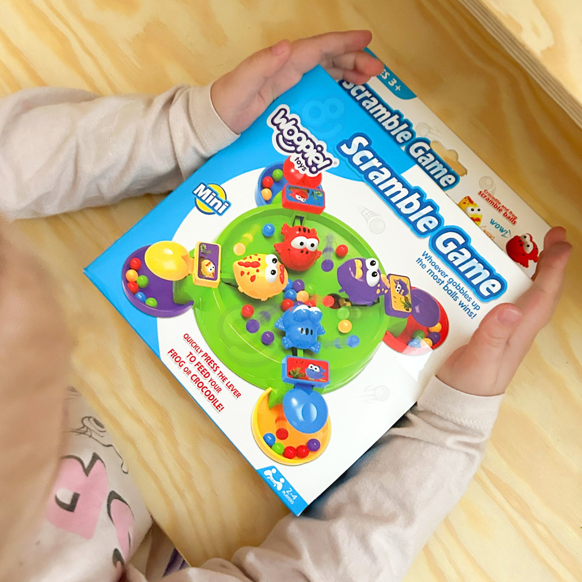 Woopie Arcade Társasjáték Hungry Happy Frog And Crocodiles 3+