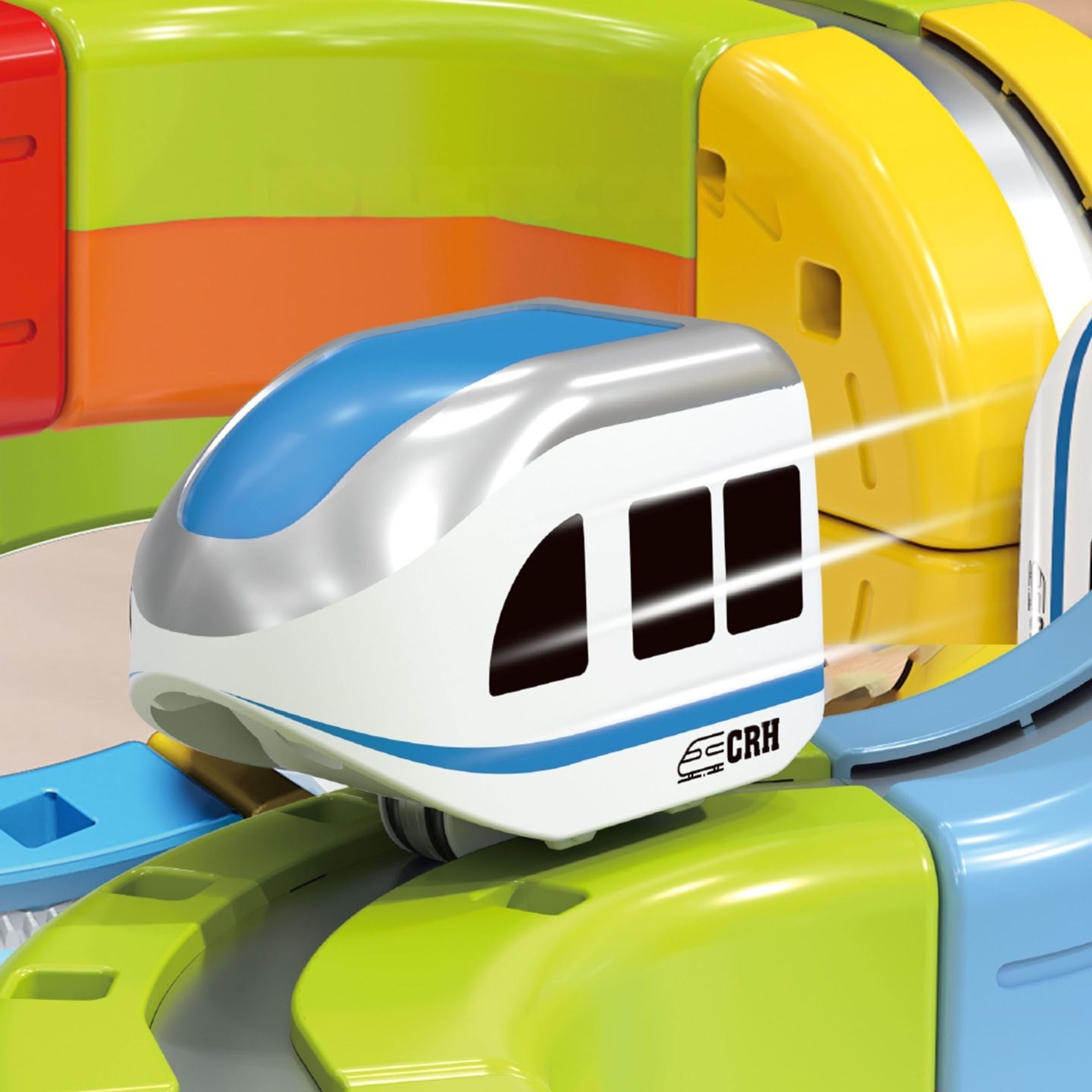 Woopie Magic Cube Train Construction Blocks Antigravitation Magnetic Track 32 st.