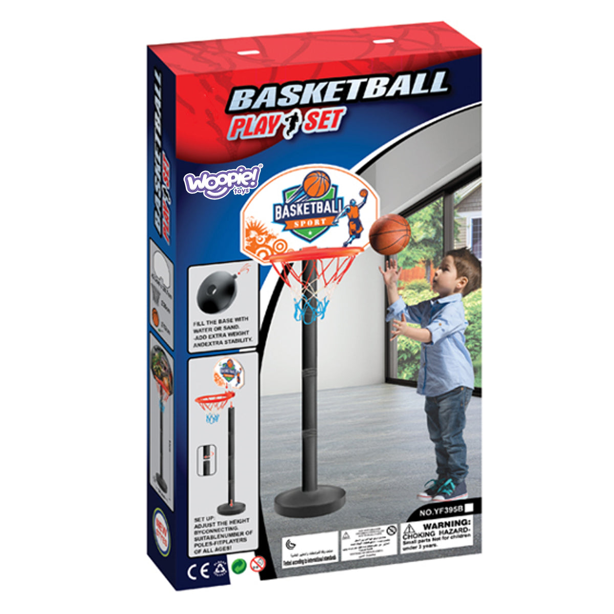 Woopie Basketball Set Ball Skill Game With 93cm