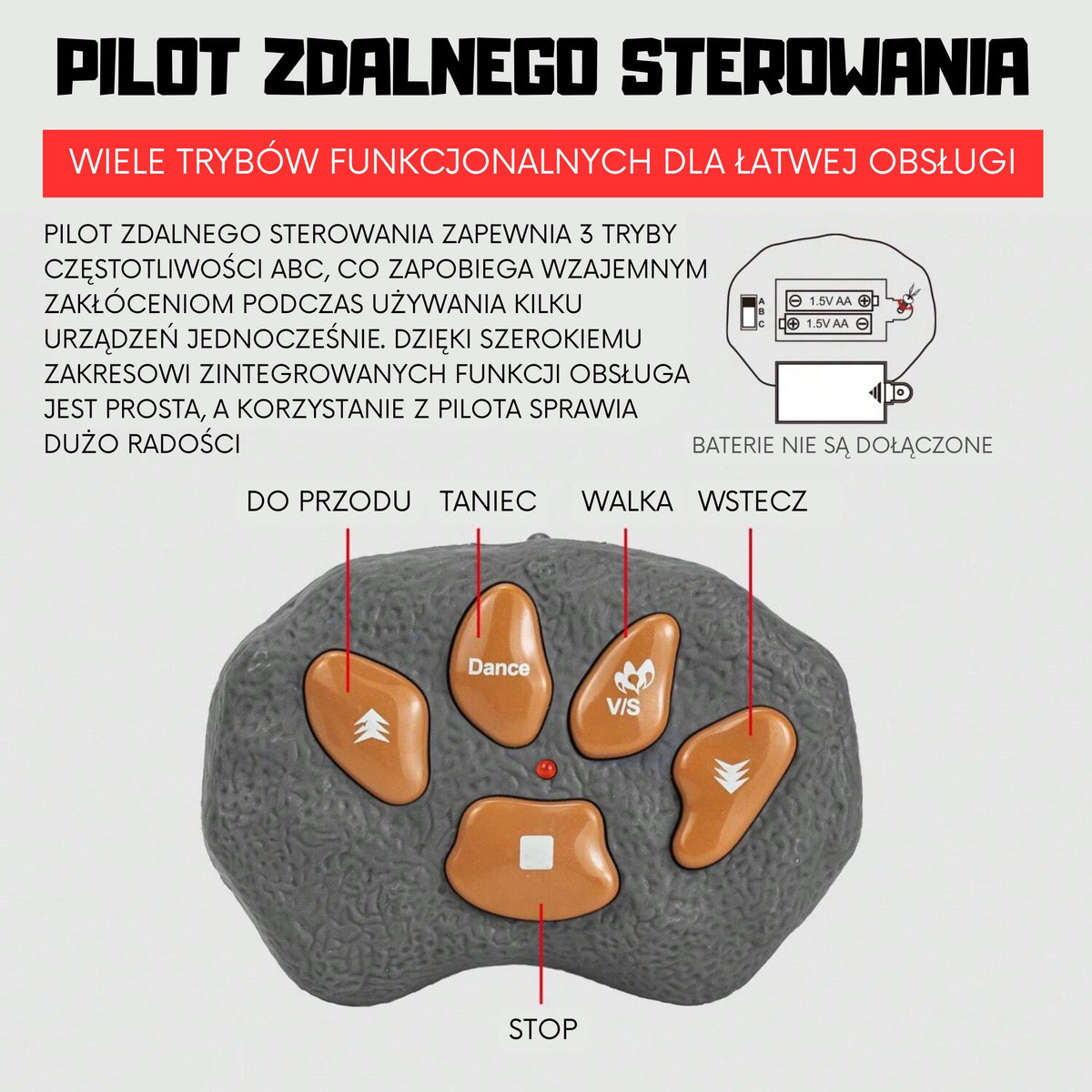 Woopie Dálkově ovládaný Rc Dinosauří Robot Stegosaurus