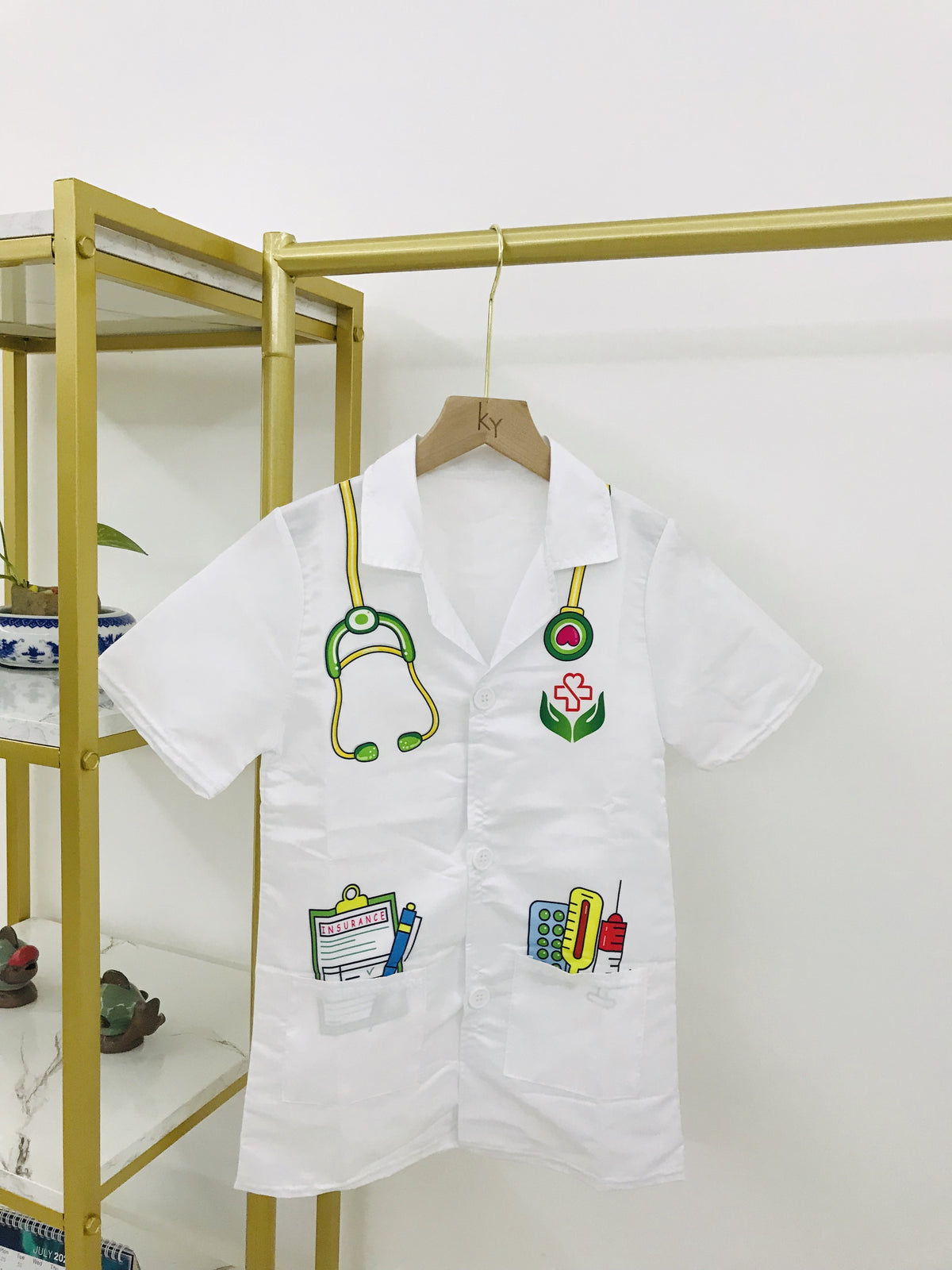 Woopie Doktorschürzenkostüm für Kinder bis ca. 120 cm