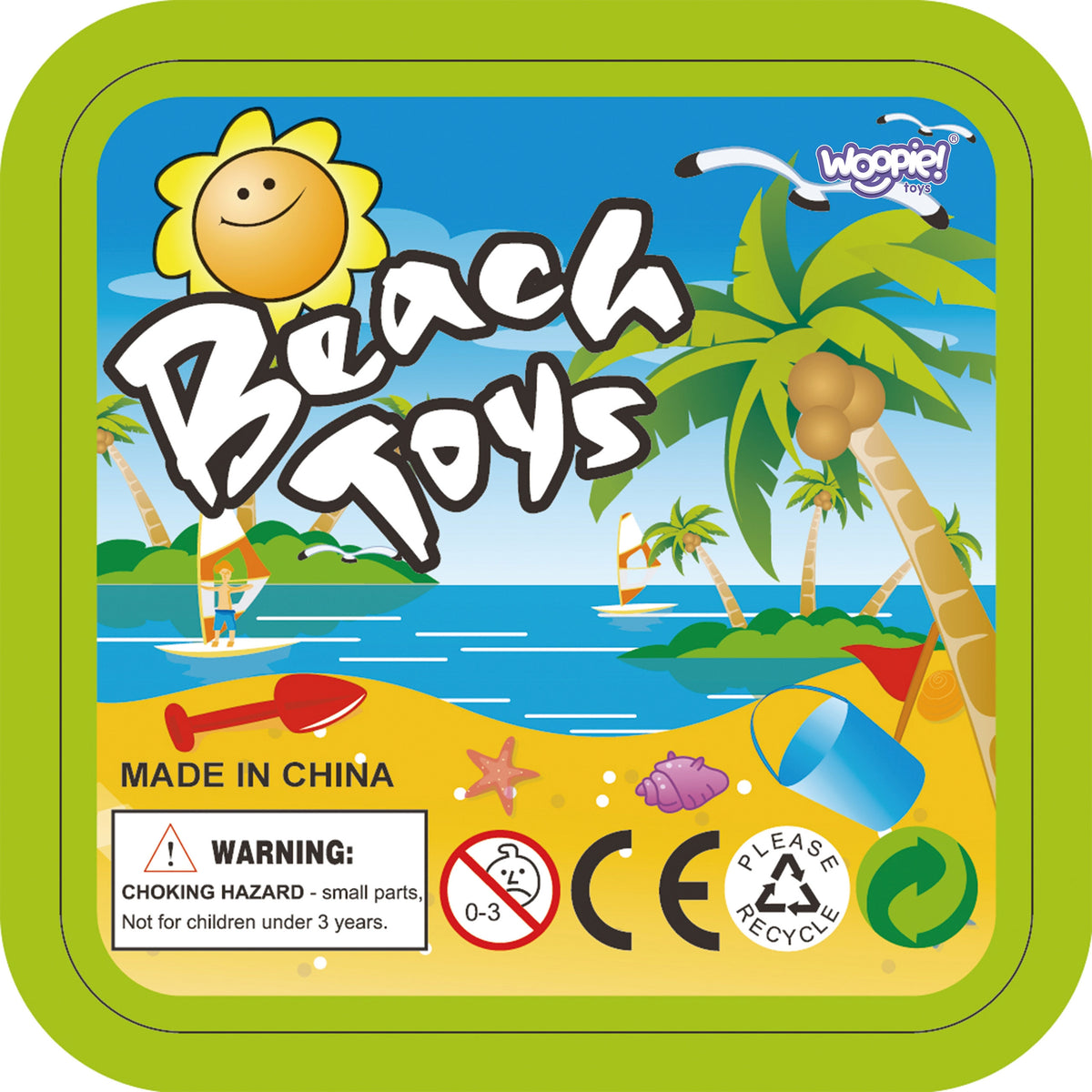 Woopie Sandbox Set Ice Cream Molda Balde de sorvete para areia