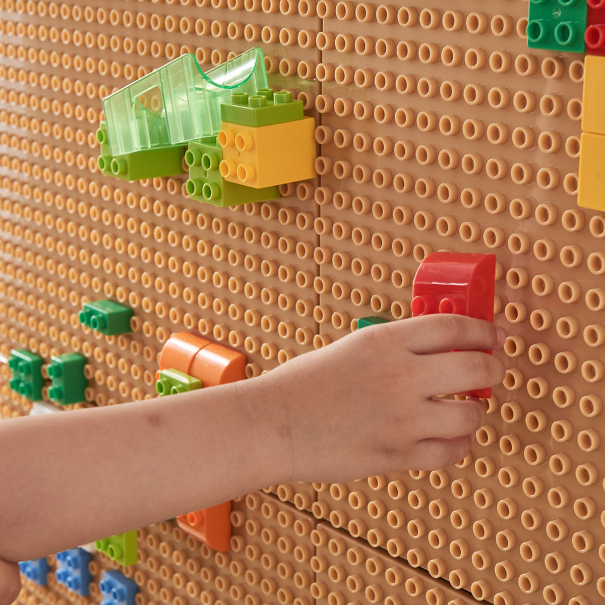 Masterkidz Stem Building Block Set 135 Stück mit Panel Overlay 4 Stück.