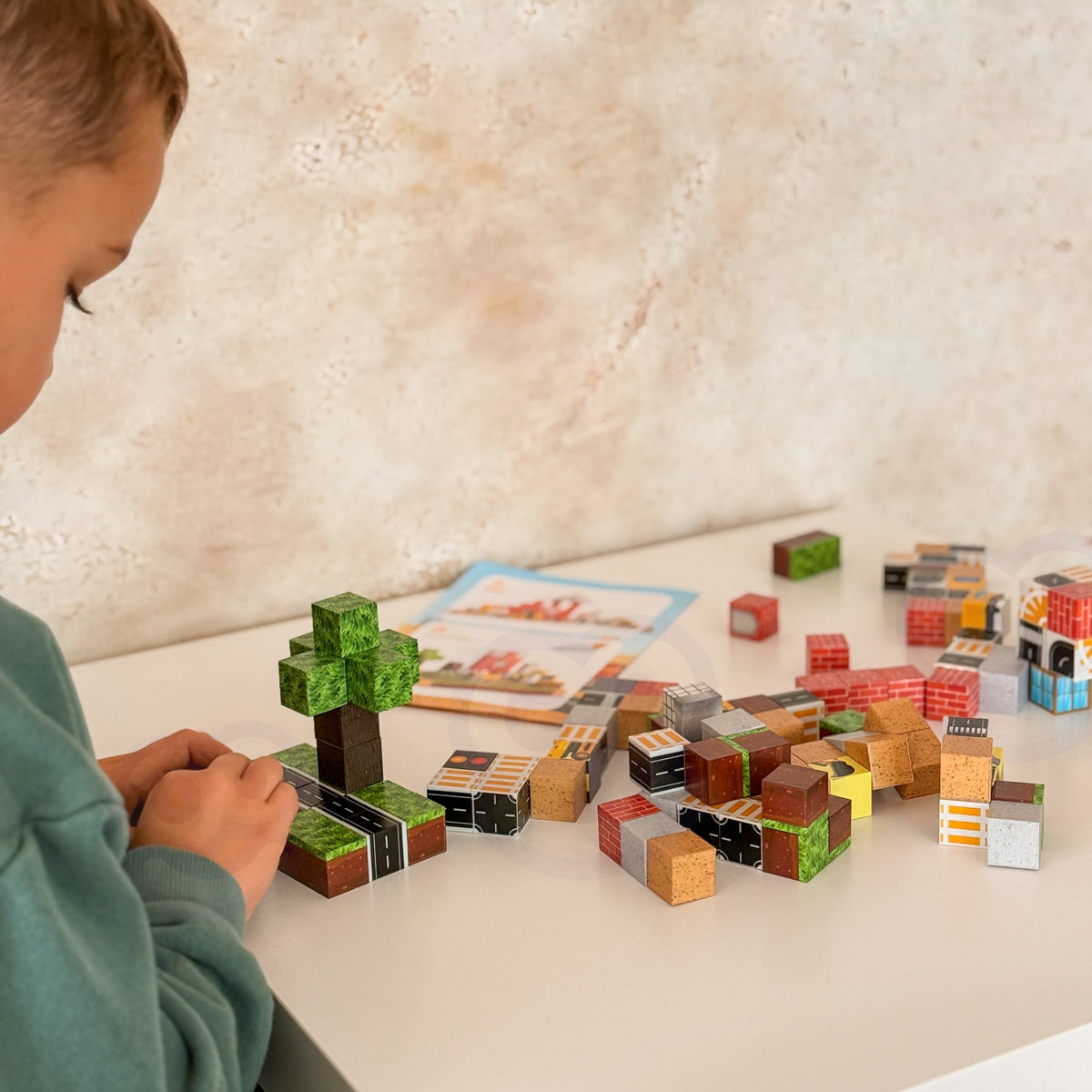 Magnetické stavebné bloky Woopie Stavebné miesto 115 ks.