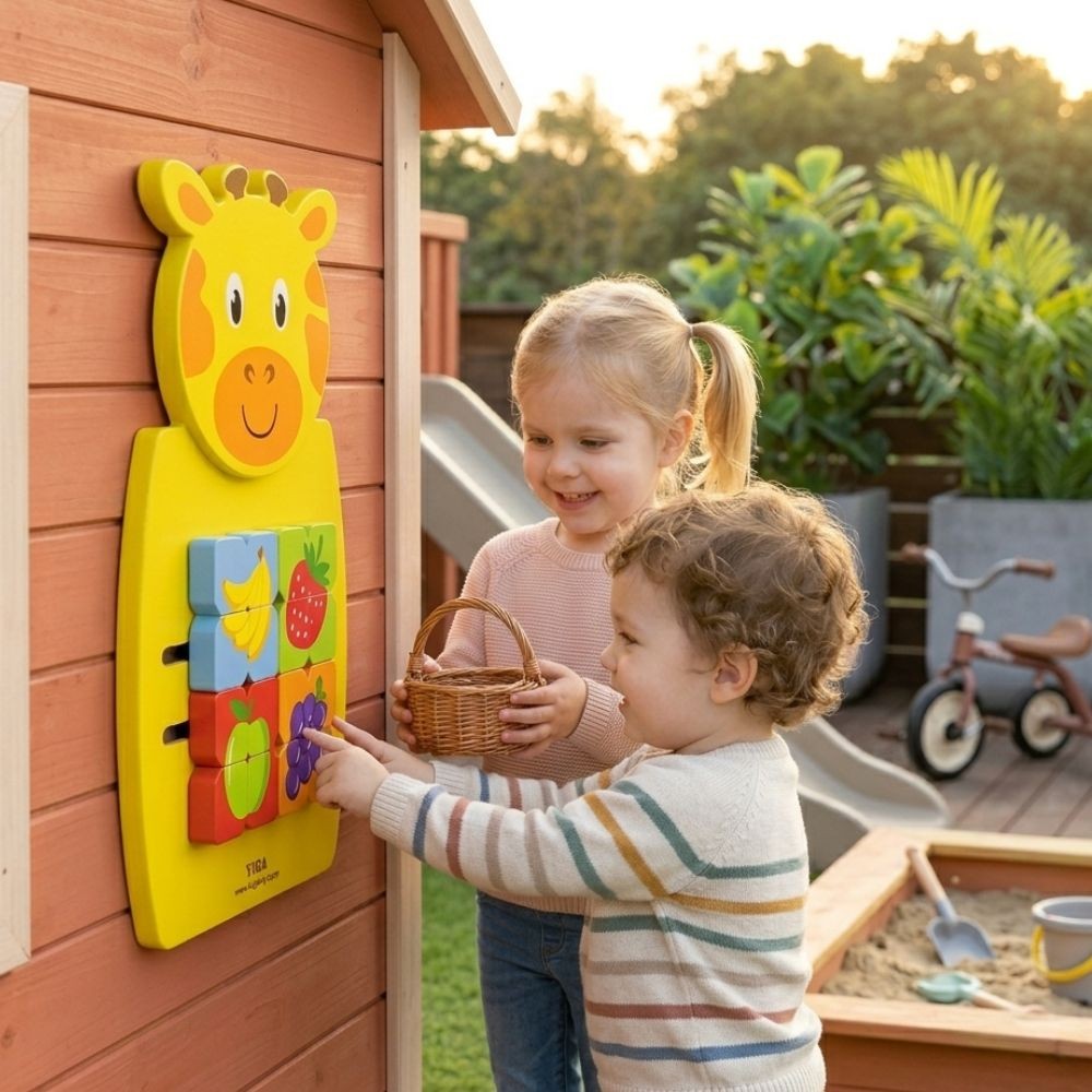 Teastas Montessori Bord Ionramhála Sioráf Adhmaid Viga