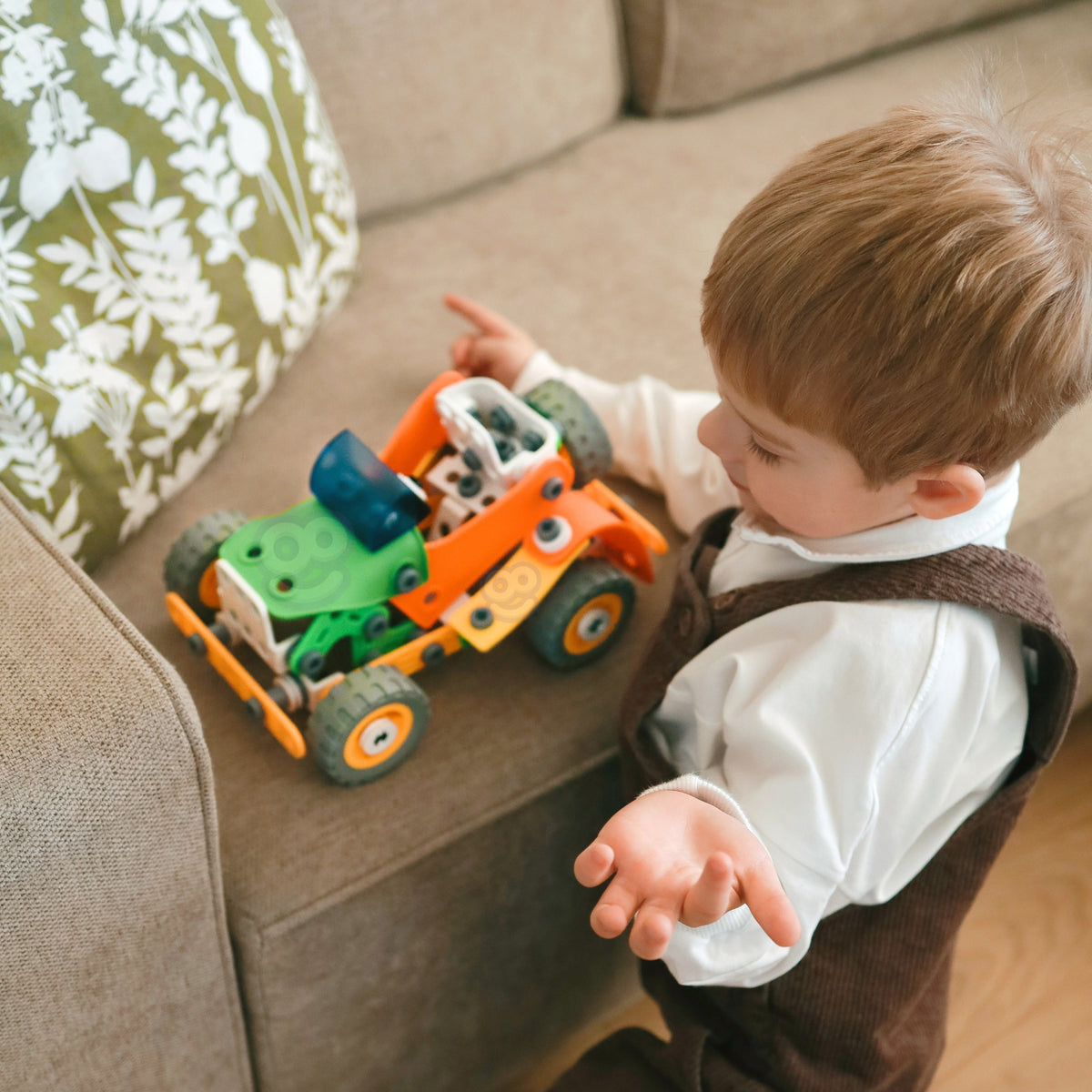 Woopie Construction Bricks Set Stem Vehicles 163 бр.