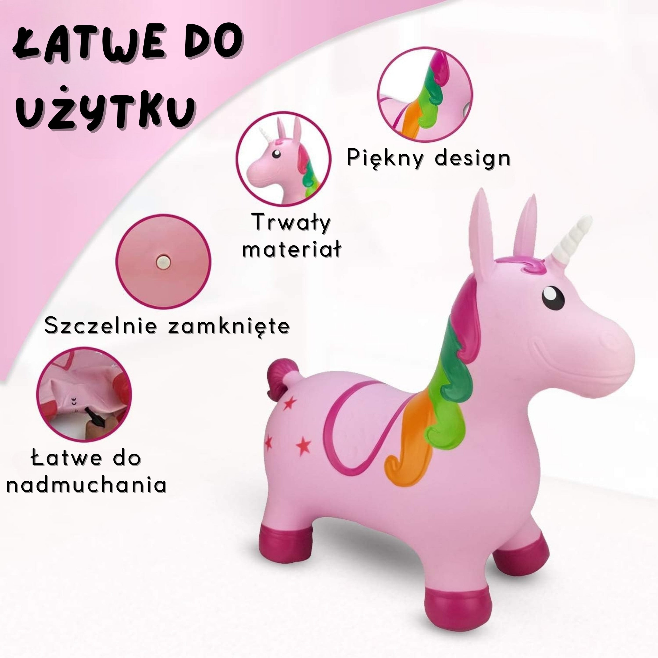 Woopie Pink Unicorn Jumper + pumpe