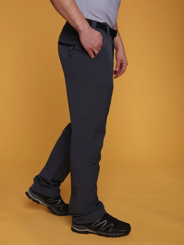 Herren Softshellhose Loap Uricke Grau