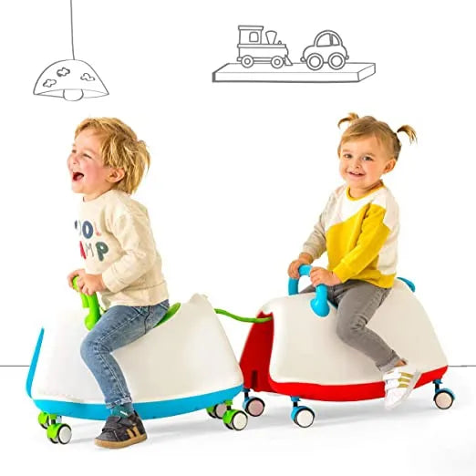 Bicicletta senza pedali per bambini 4v1 Chillafish Trackie Blu